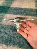 Vintage Longhorn Skull Belt Buckle