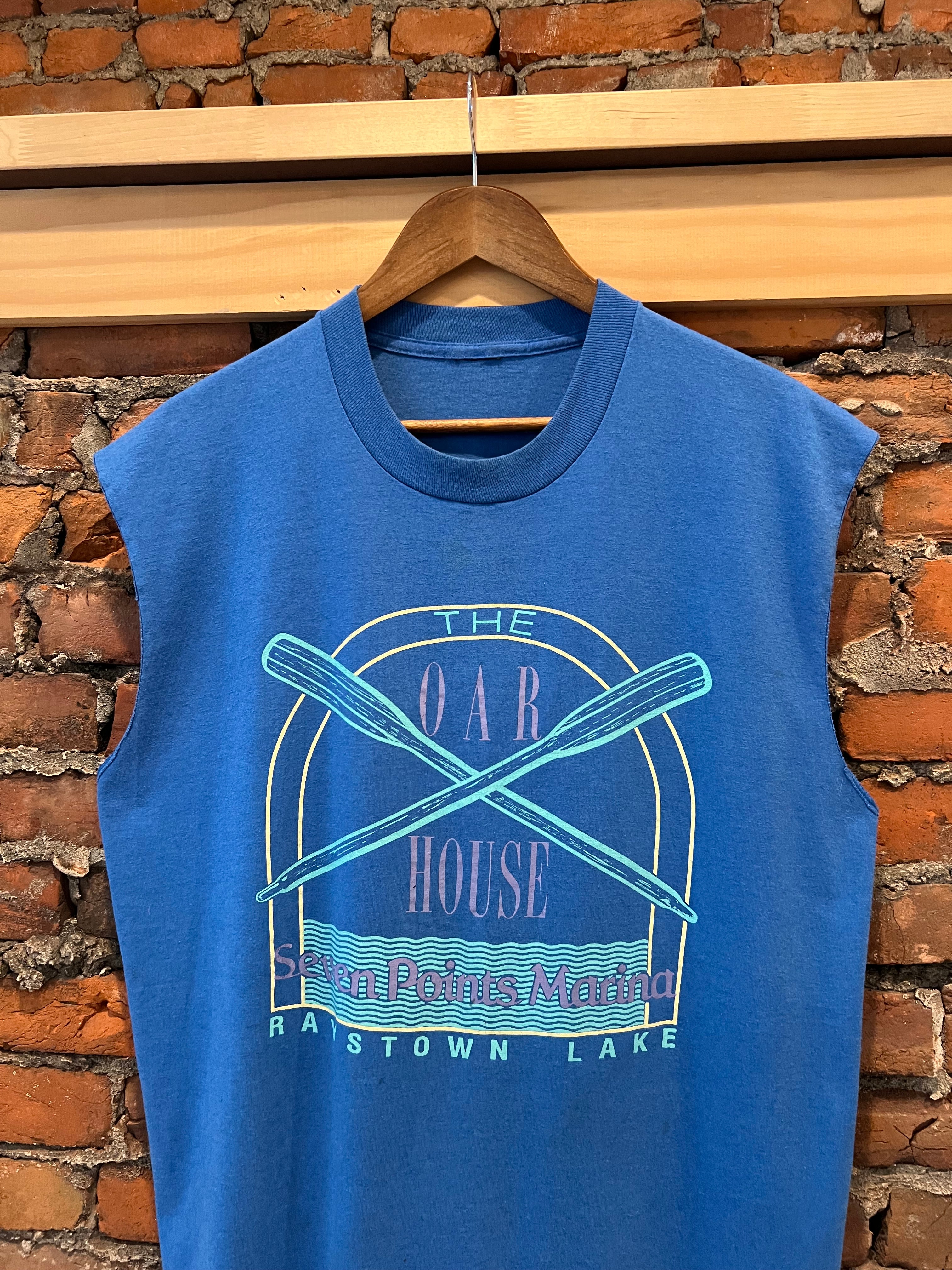 Vintage The Oar House Cutoff Tee (XL)