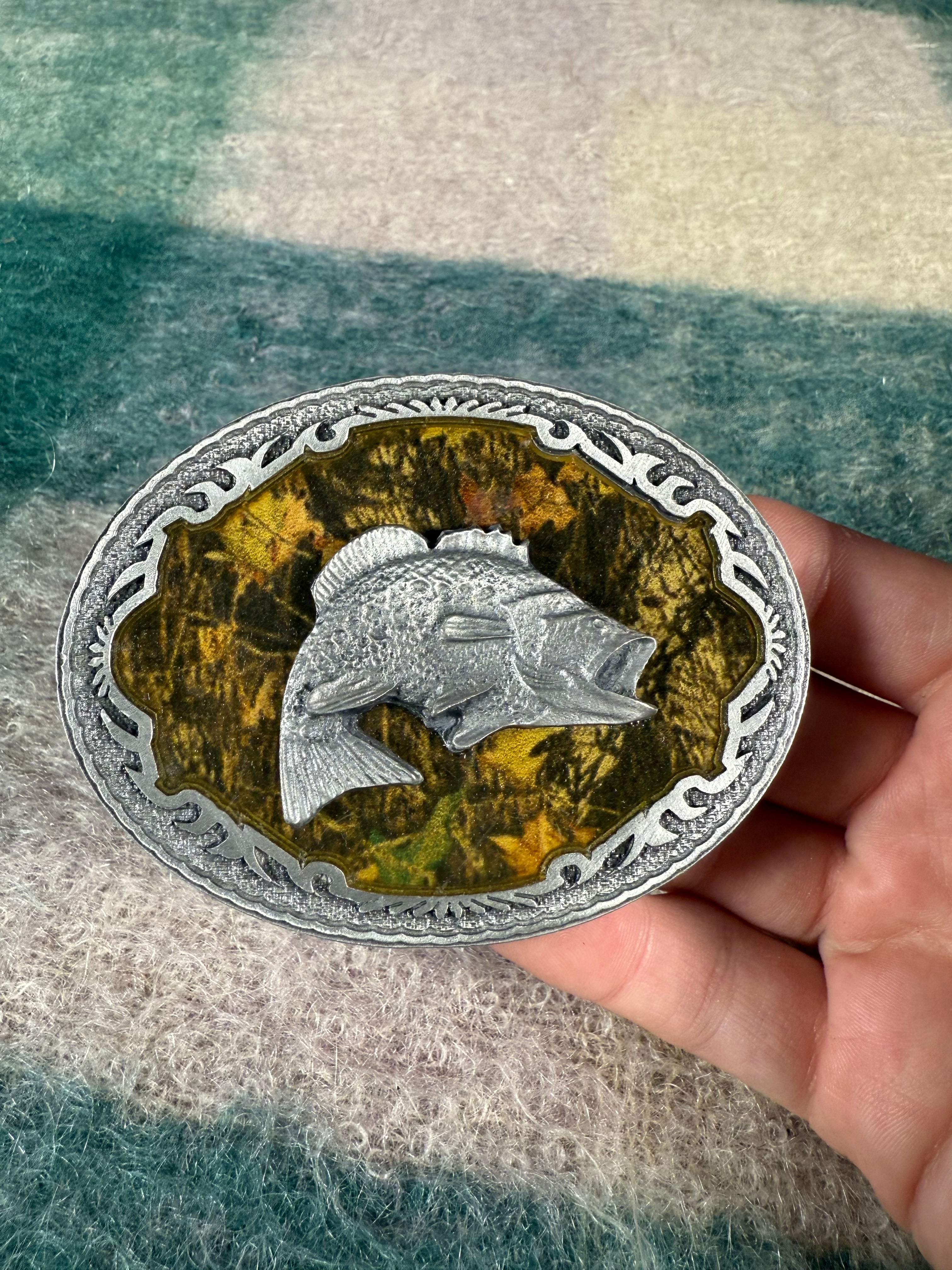 2006 Camo Fish Belt Buckle