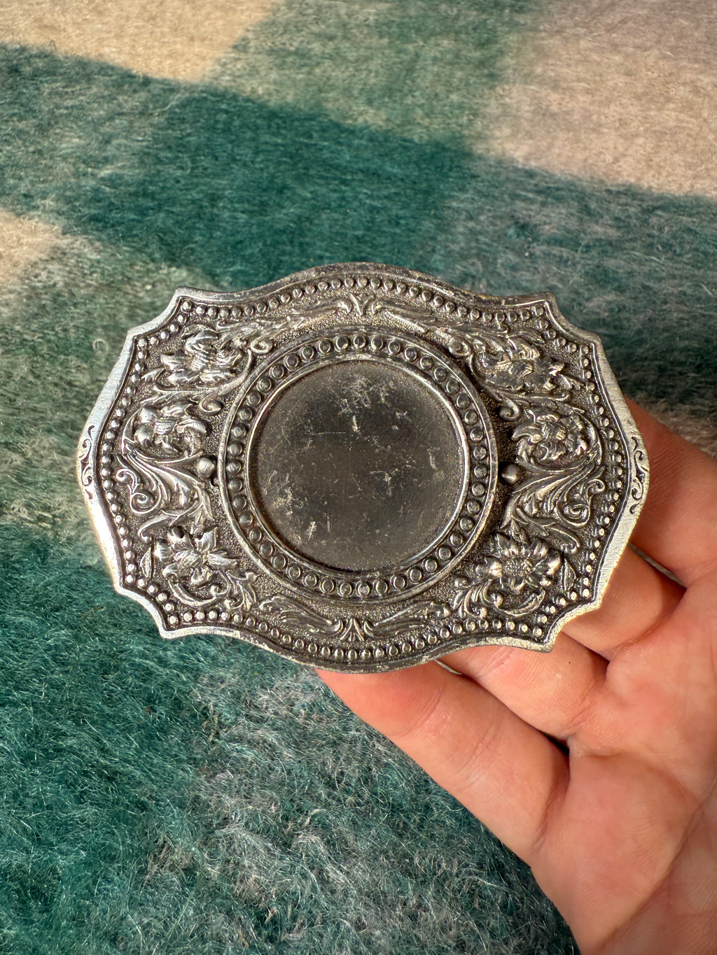 2004 Western Pattern Circle Belt Buckle