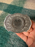 2004 Western Pattern Circle Belt Buckle