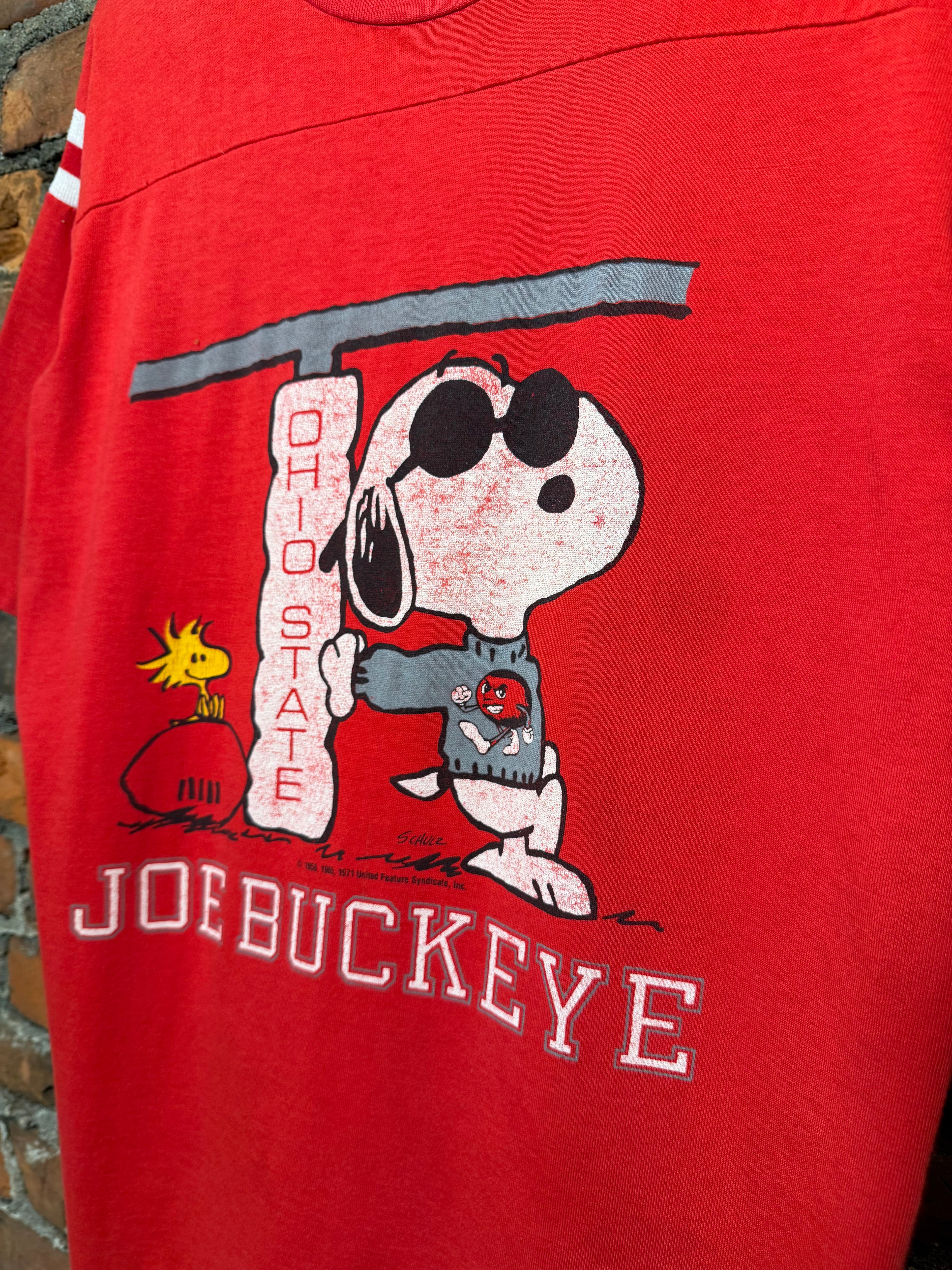 Vintage 80s Snoopy Joe Buckeye Ohio State Tee (L)