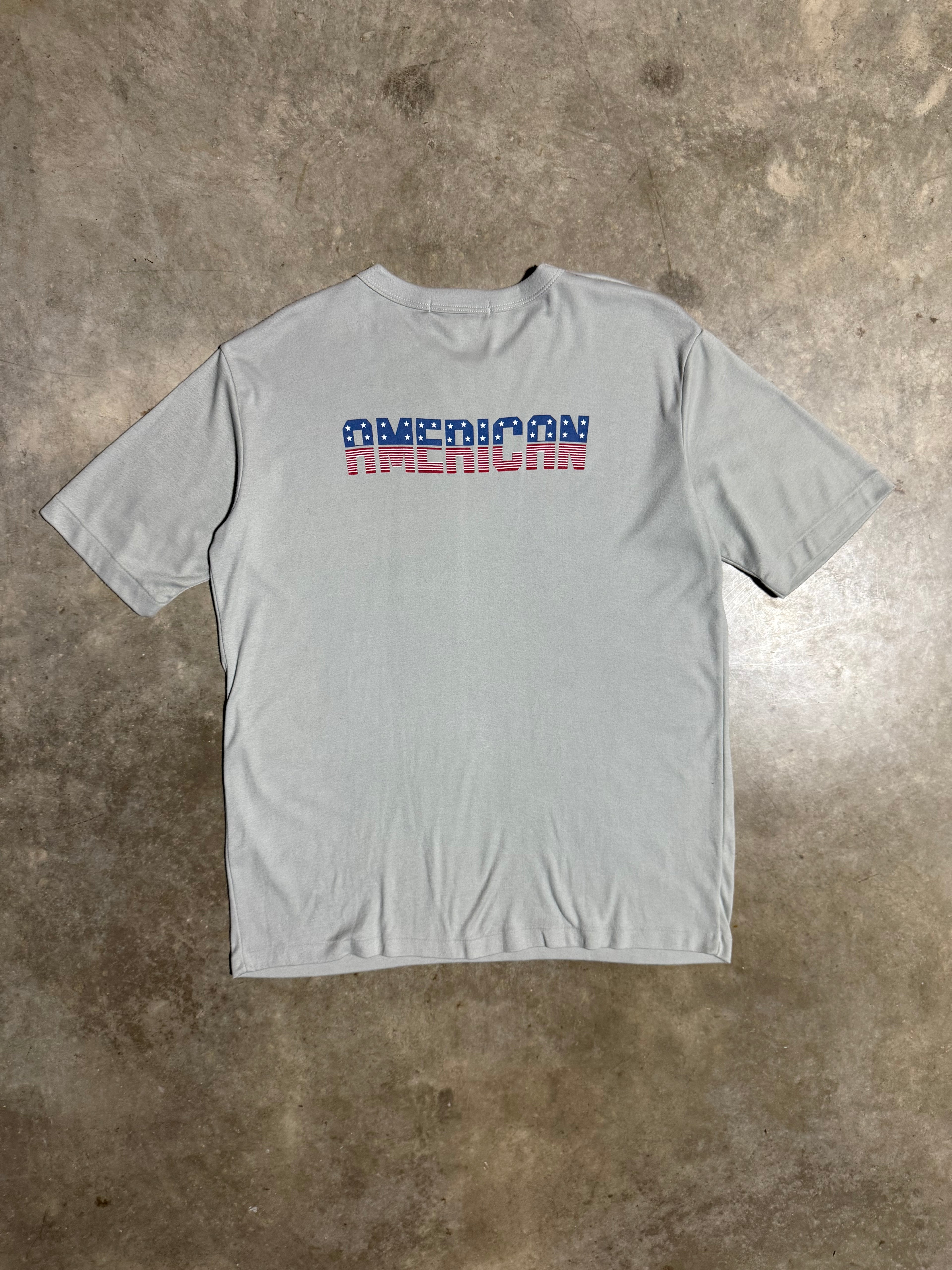 Vintage 80s Swimate American Sneaker T-Shirt (L)