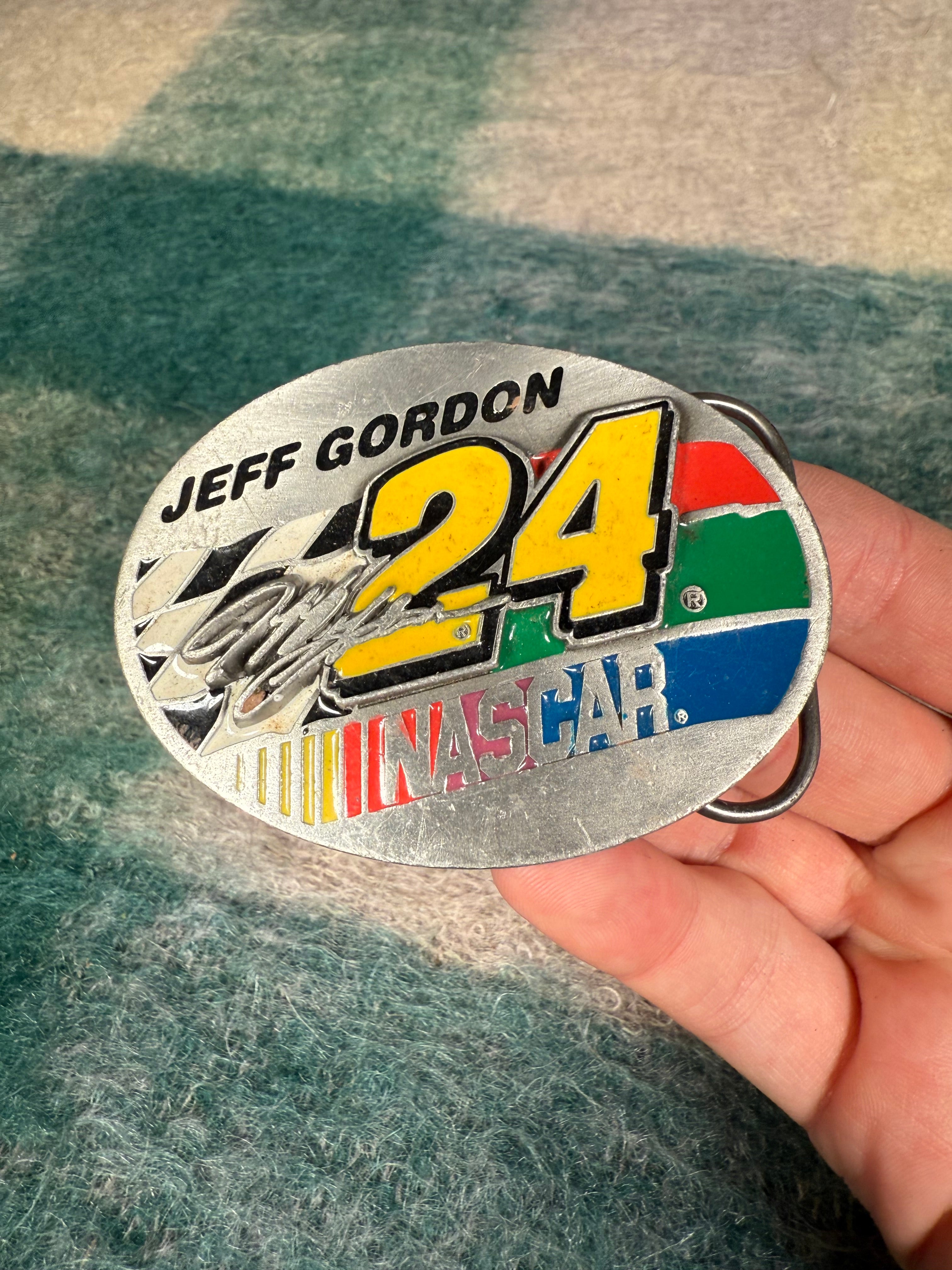 Vintage Jeff Gordon Limited Edition Belt Buckle