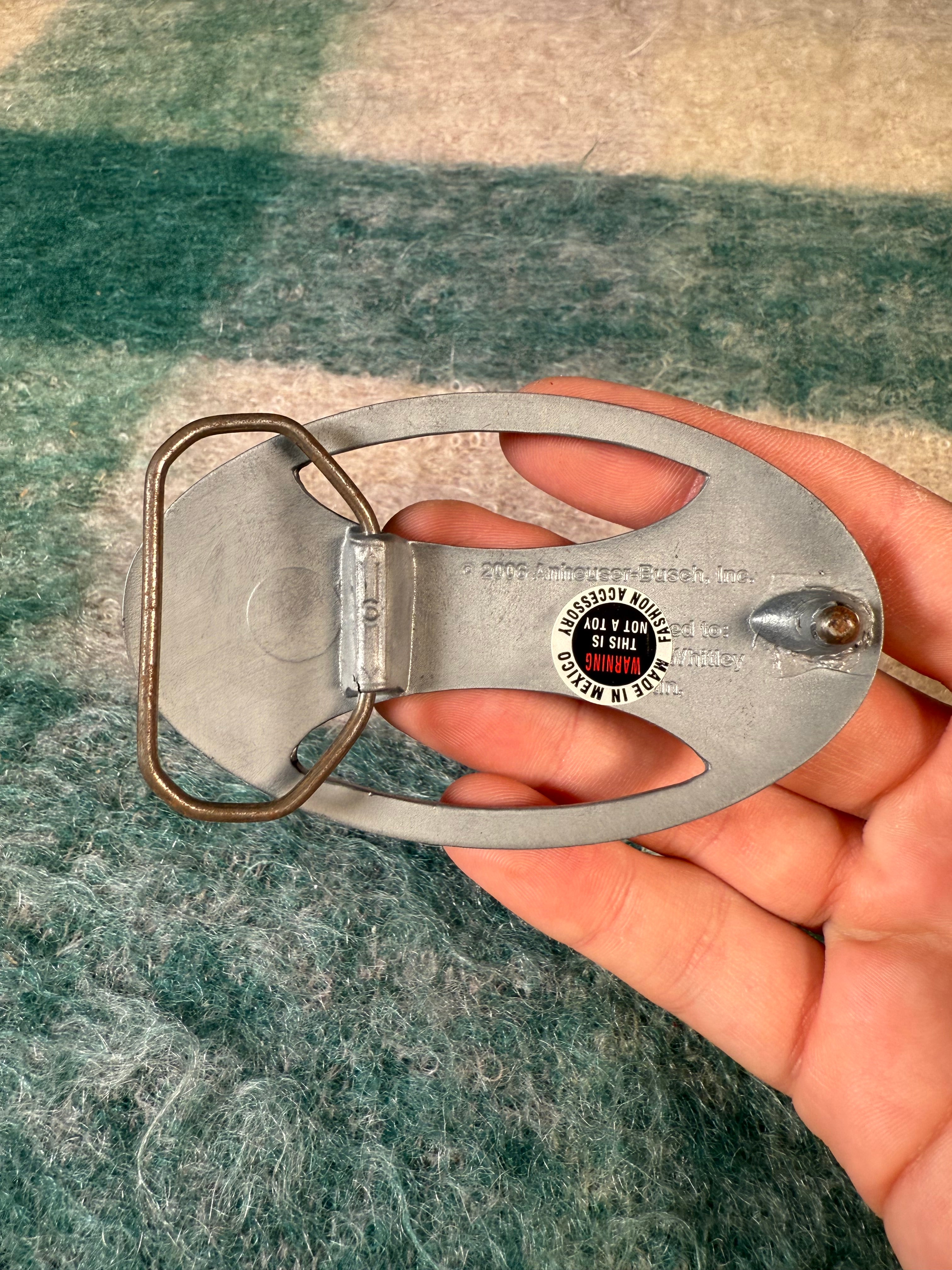 2006 Budweiser Circle Belt Buckle
