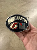 Vintage Mark Martin Valvoline Nascar Belt Buckle