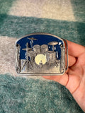 Vintage Drum Set Belt Buckle