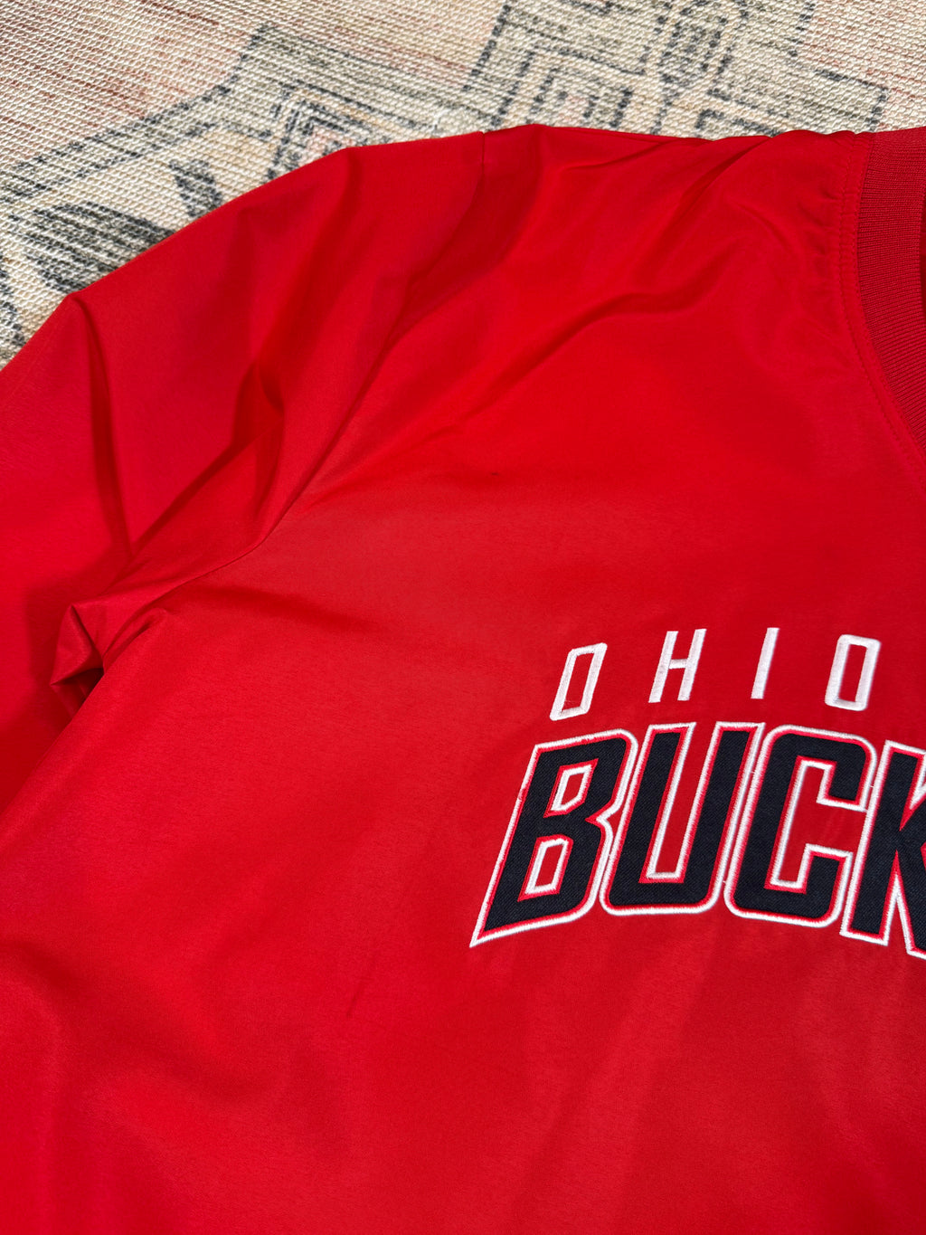 Ohio State Buckeyes Red Windbreaker (L)