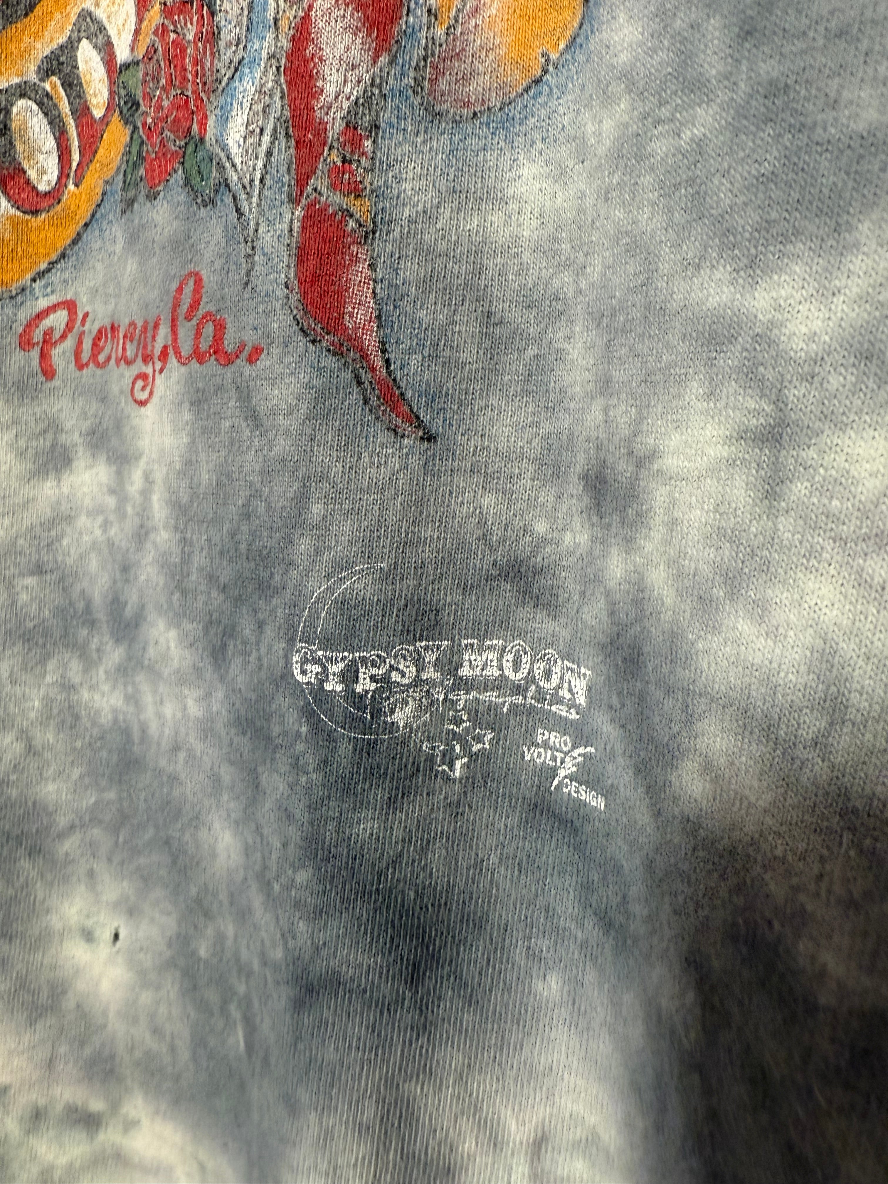 Vintage 1998 Redwood Run Motorcycle/Music Fest Tie Dye Shirt (XL)