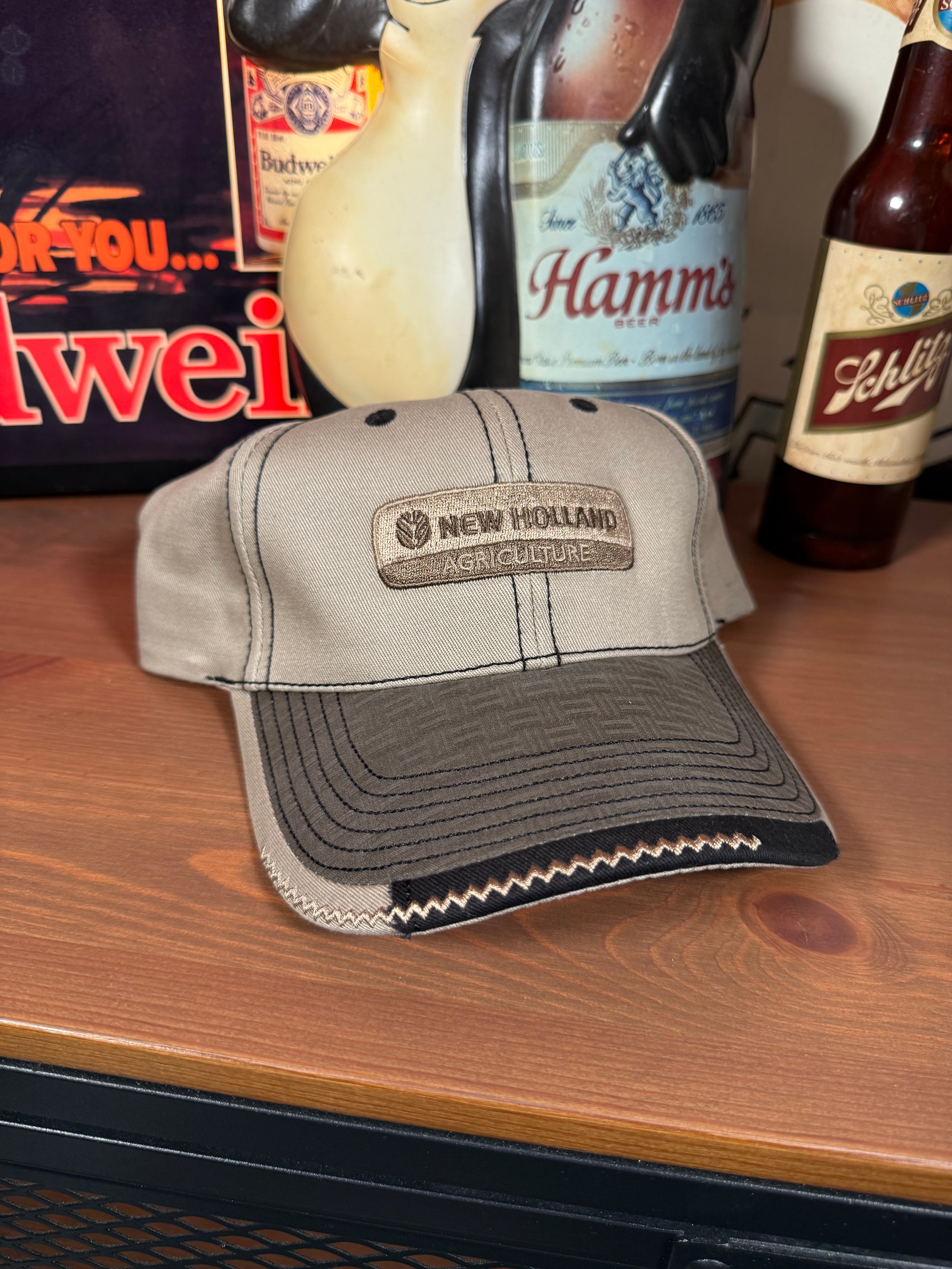 Vintage Y2K New Holland Agriculture K Products Embroidered Hat
