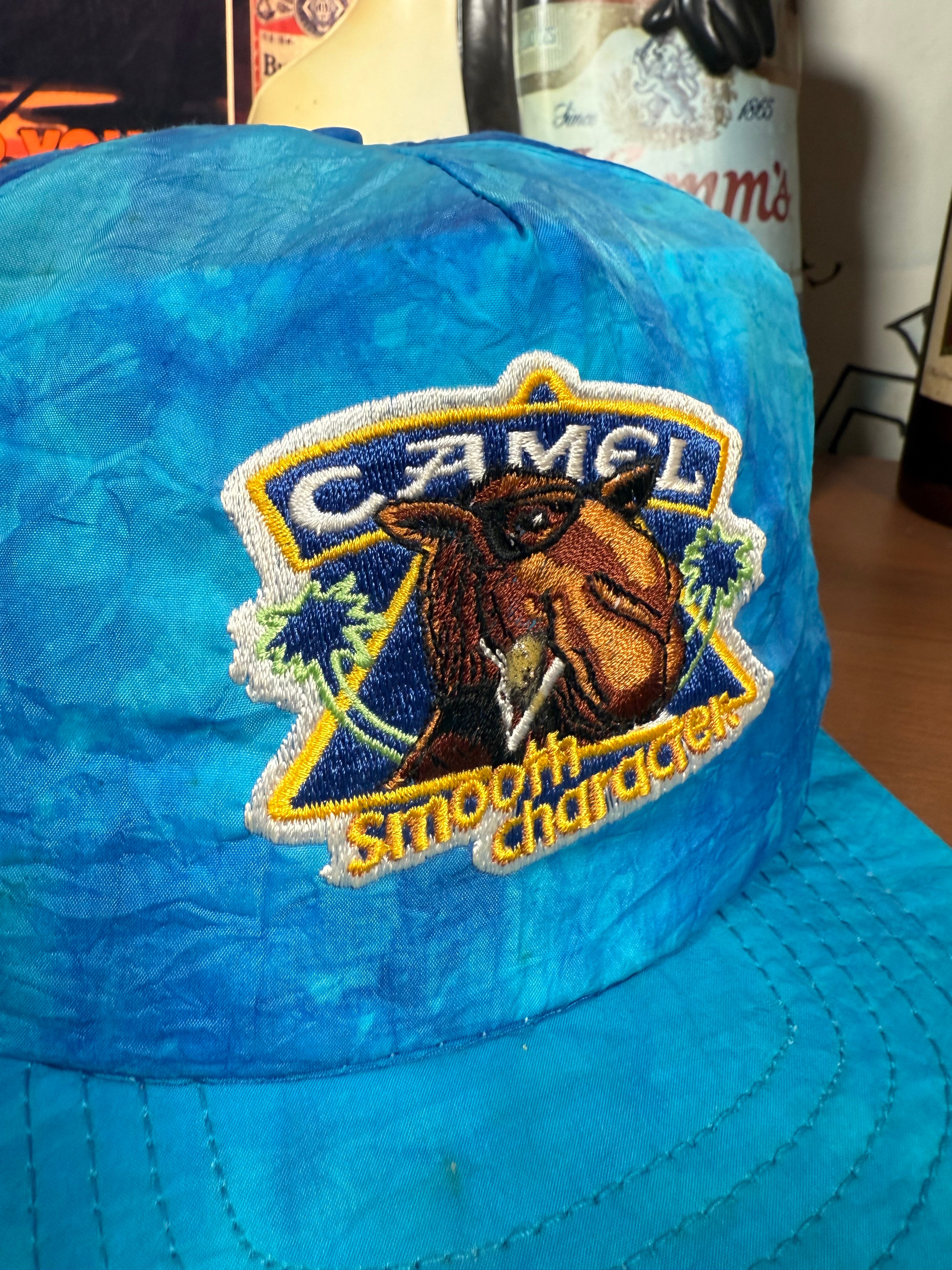 Vintage 90s Camel Cigs Joe Camel Blue Hat