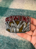 Vintage Bowling Belt Buckle