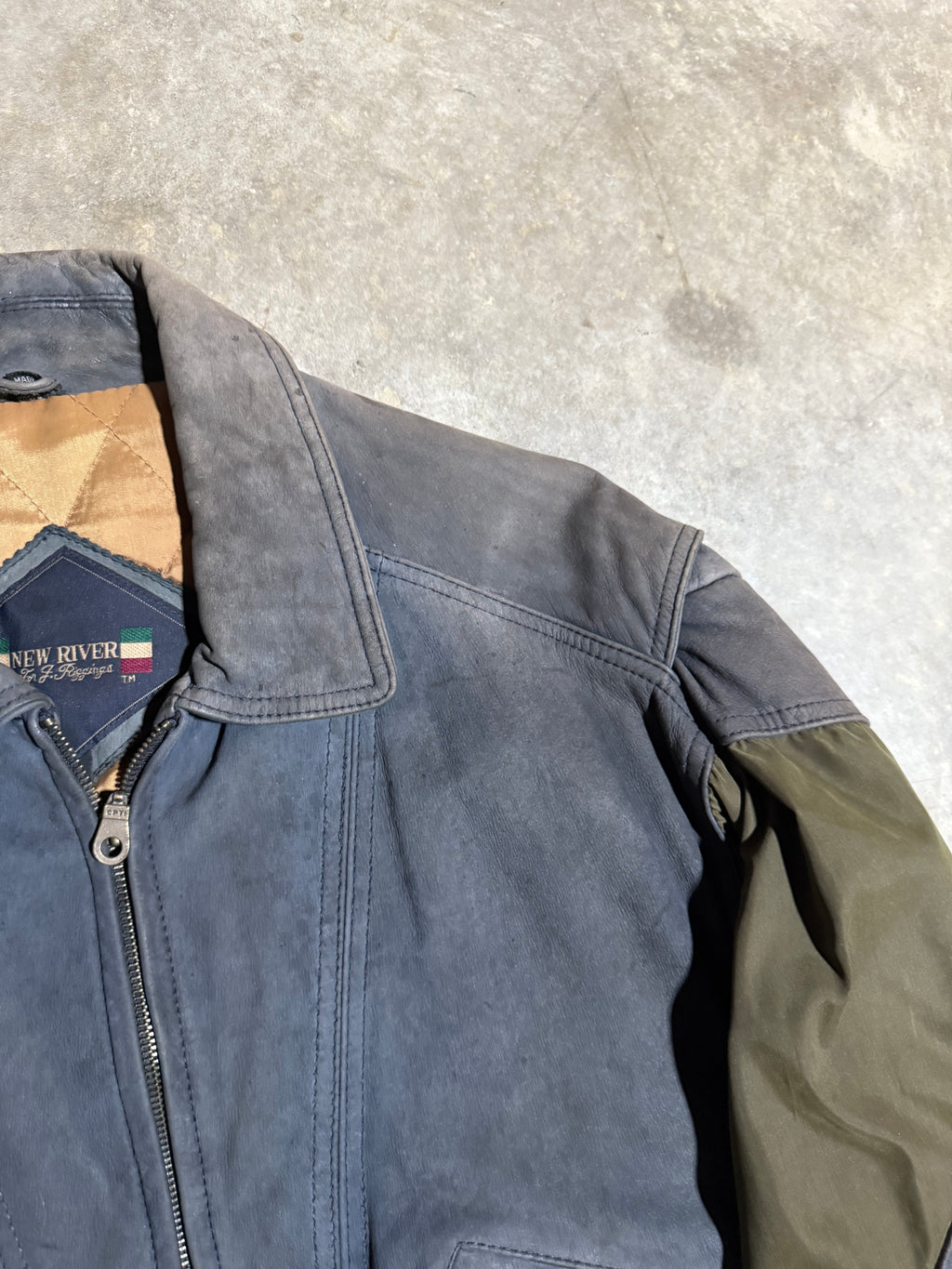 Vintage New River Flannel Back Jacket (M)