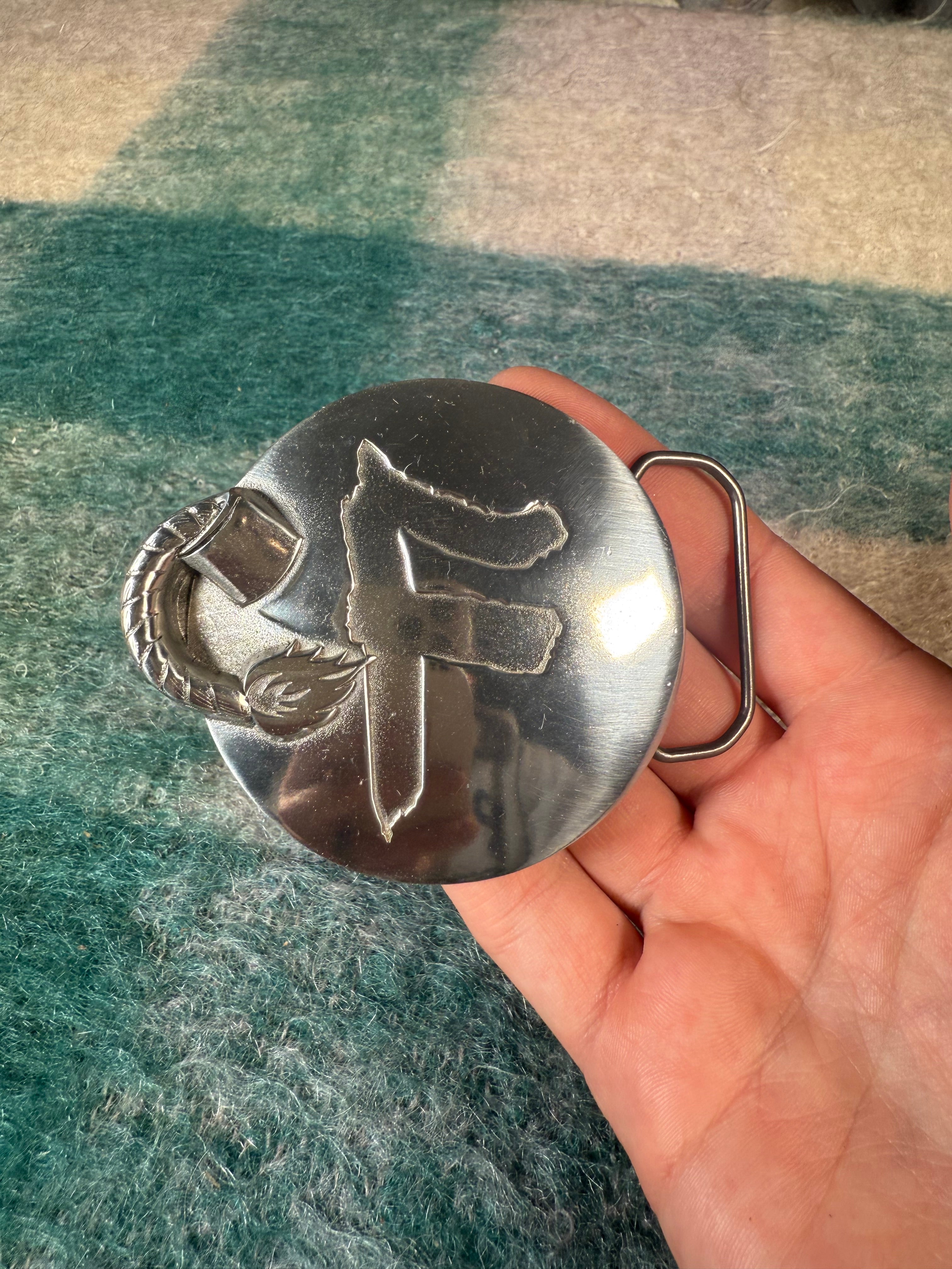 2006 F Bomb Reflective Belt Buckle