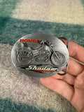 Vintage Honda Shadow Motorcycle Belt Buckle