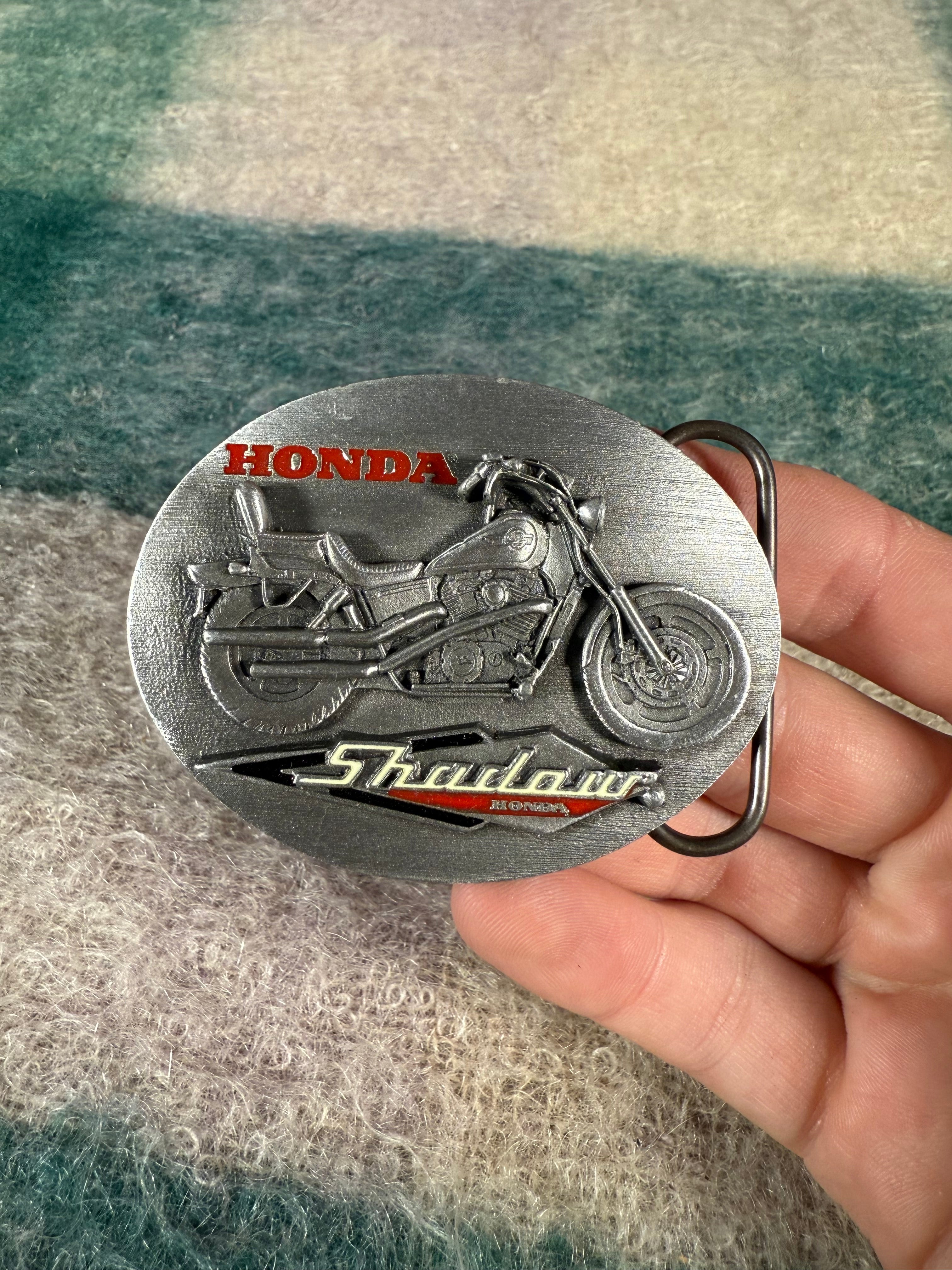 Vintage Honda Shadow Motorcycle Belt Buckle