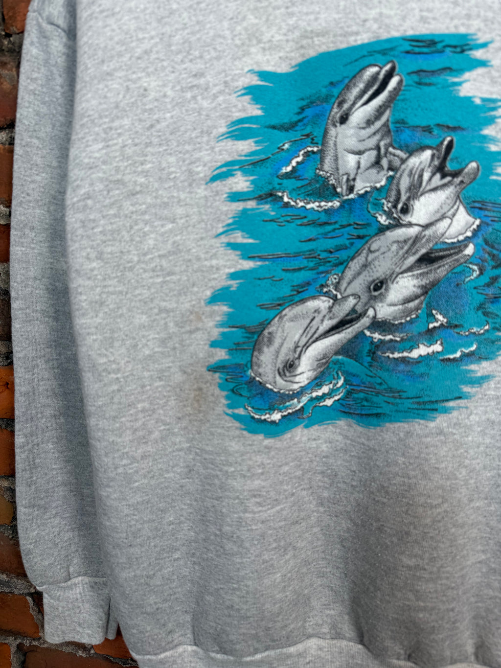 Vintage 90s Dolphins Crewneck (M)
