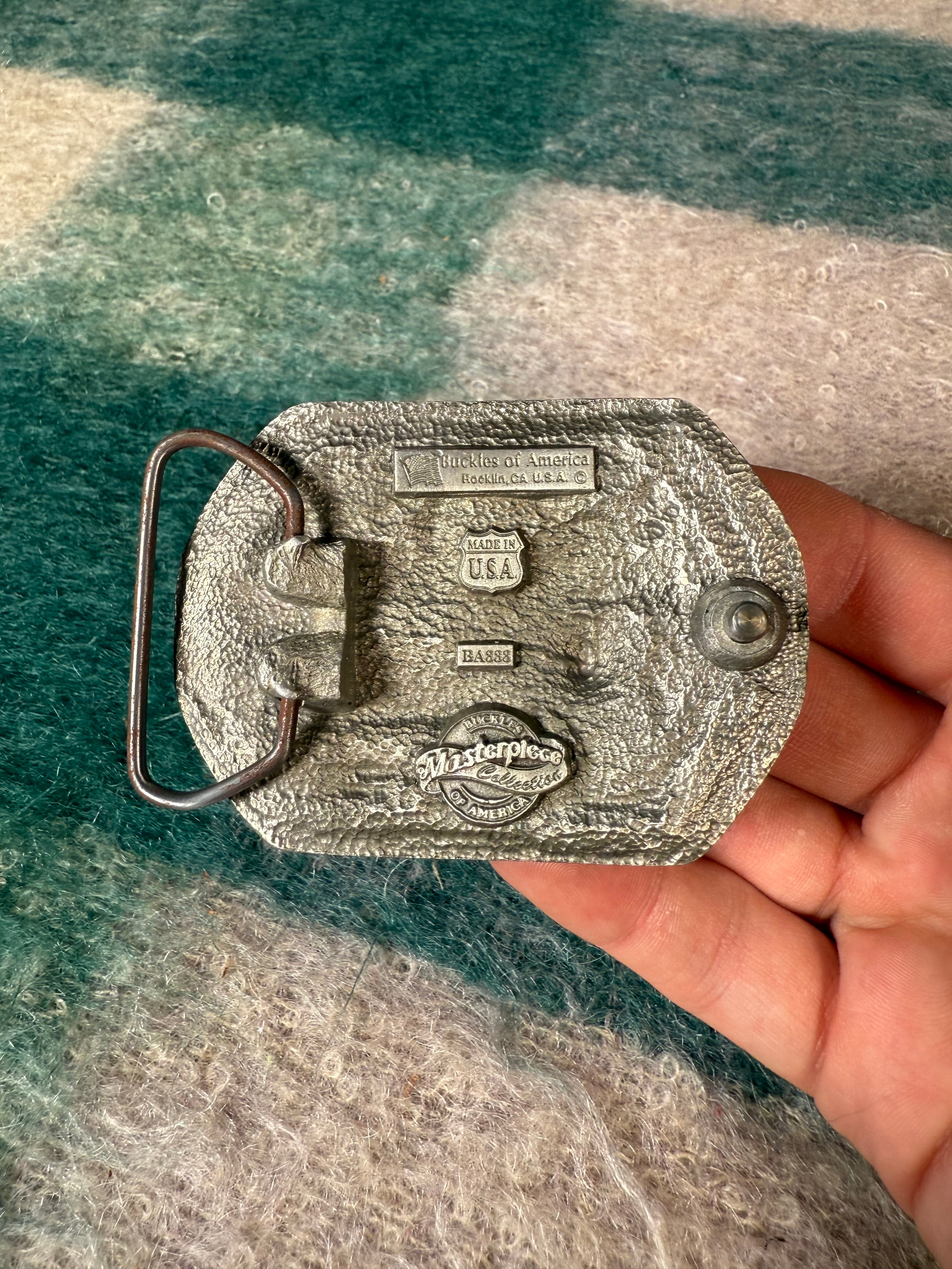 Vintage Grey Wolf Belt Buckle
