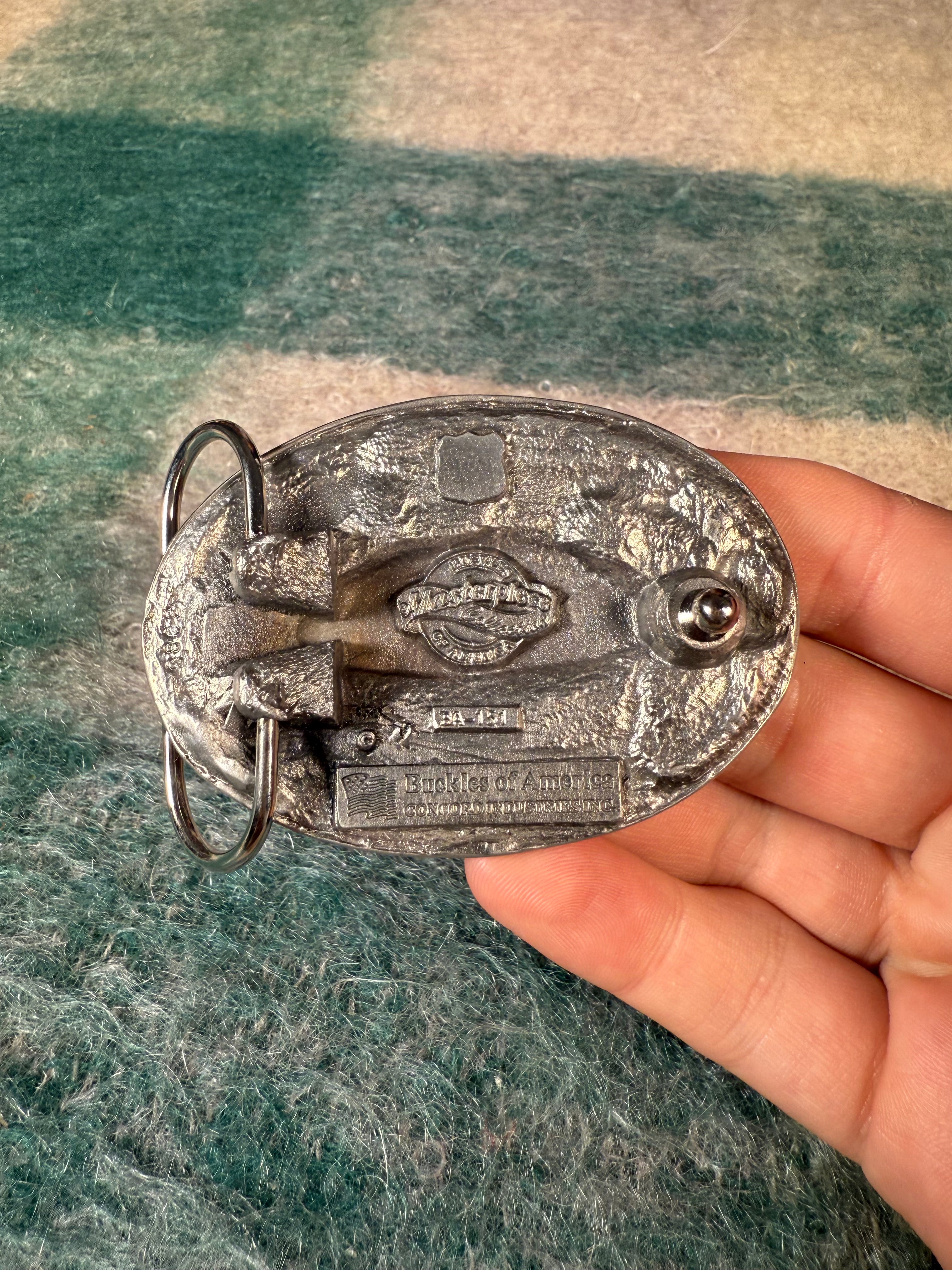 Vintage Jesus Is Lord Belt Buckle