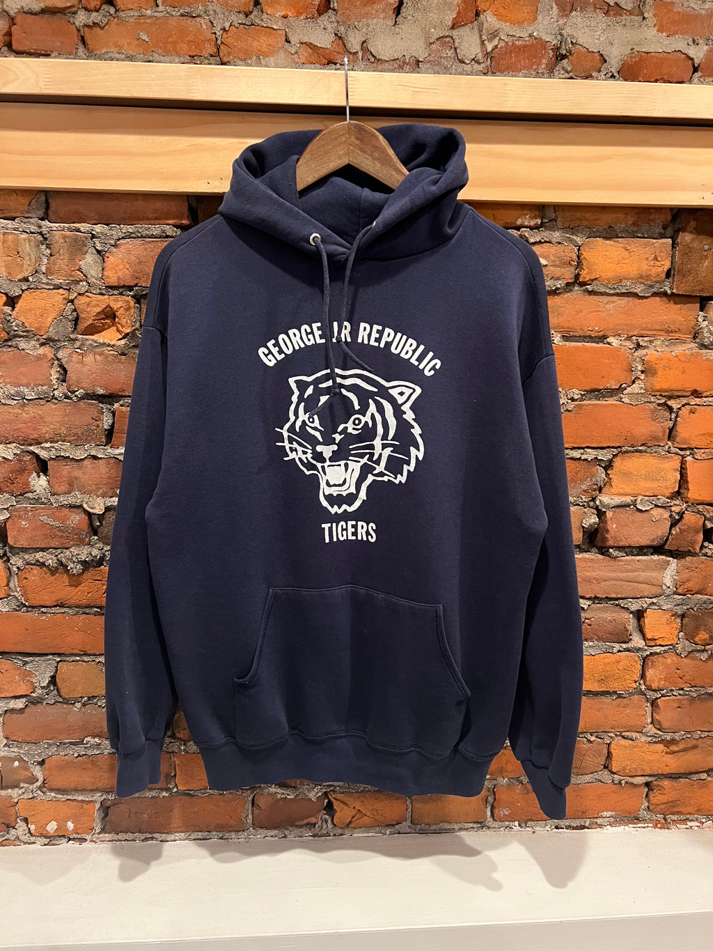 Vintage 80s George Jr Republic Tigers Hoodie (S)
