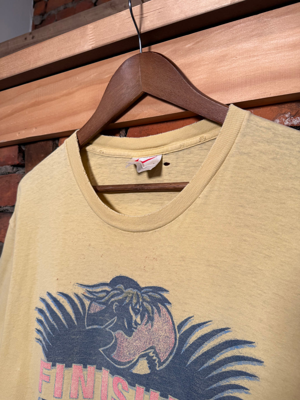 Vintage 90s Distressed Nike Hawaii Marathon T-Shirt (L)