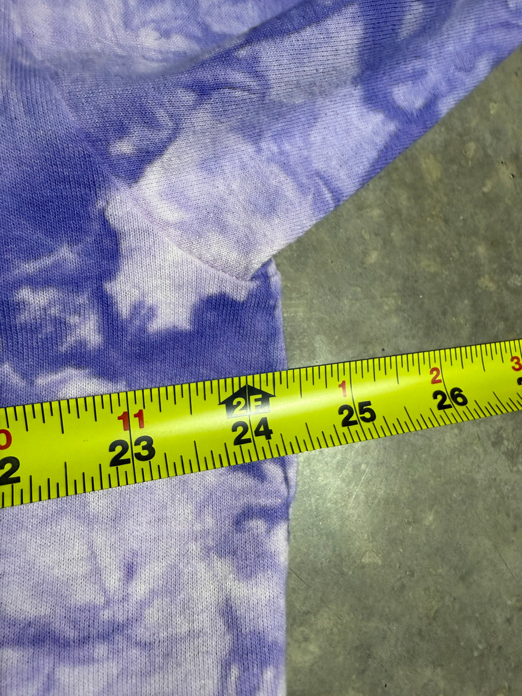 Vintage Tie Dye Hummingbird Purple T-Shirt (XL)