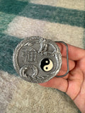 Vintage 2000 Dragon Yin and Yang Belt Buckle
