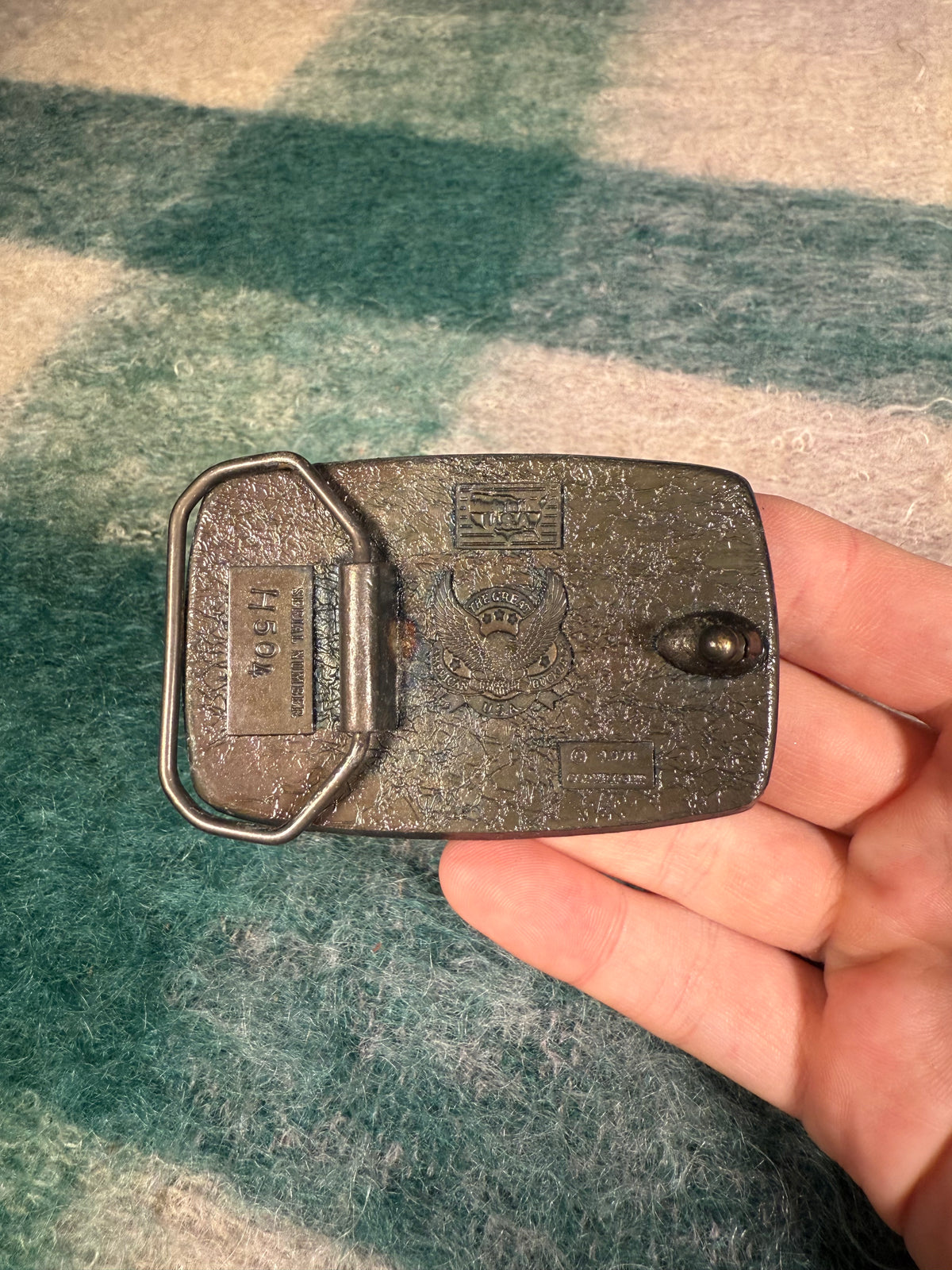Vintage 70s Eagle Belt Buckle