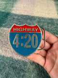 Vintage 2001 Highway 4:20 Belt Buckle