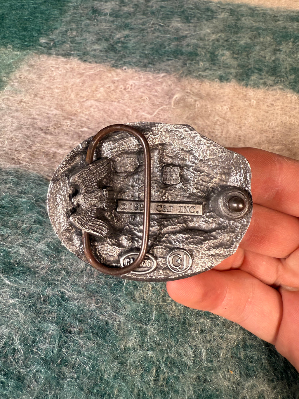 Vintage Texas The Alamo Belt Buckle