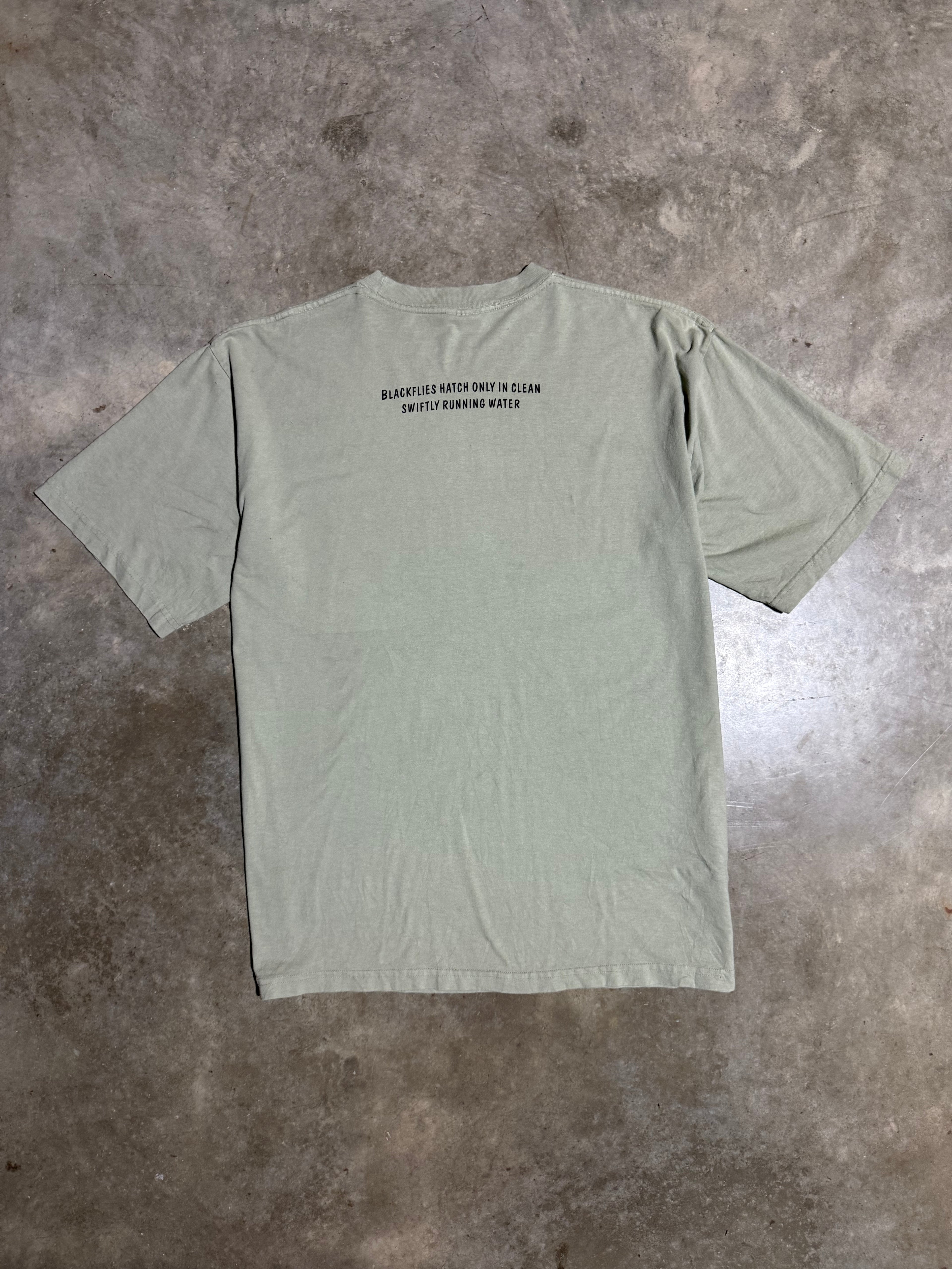 Vintage Black Flies Defenders of the Wilderness T-Shirt (XL)
