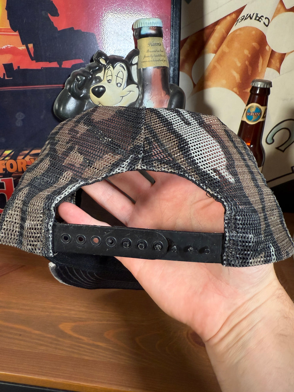 Vintage 80s Camo Trucker Hat