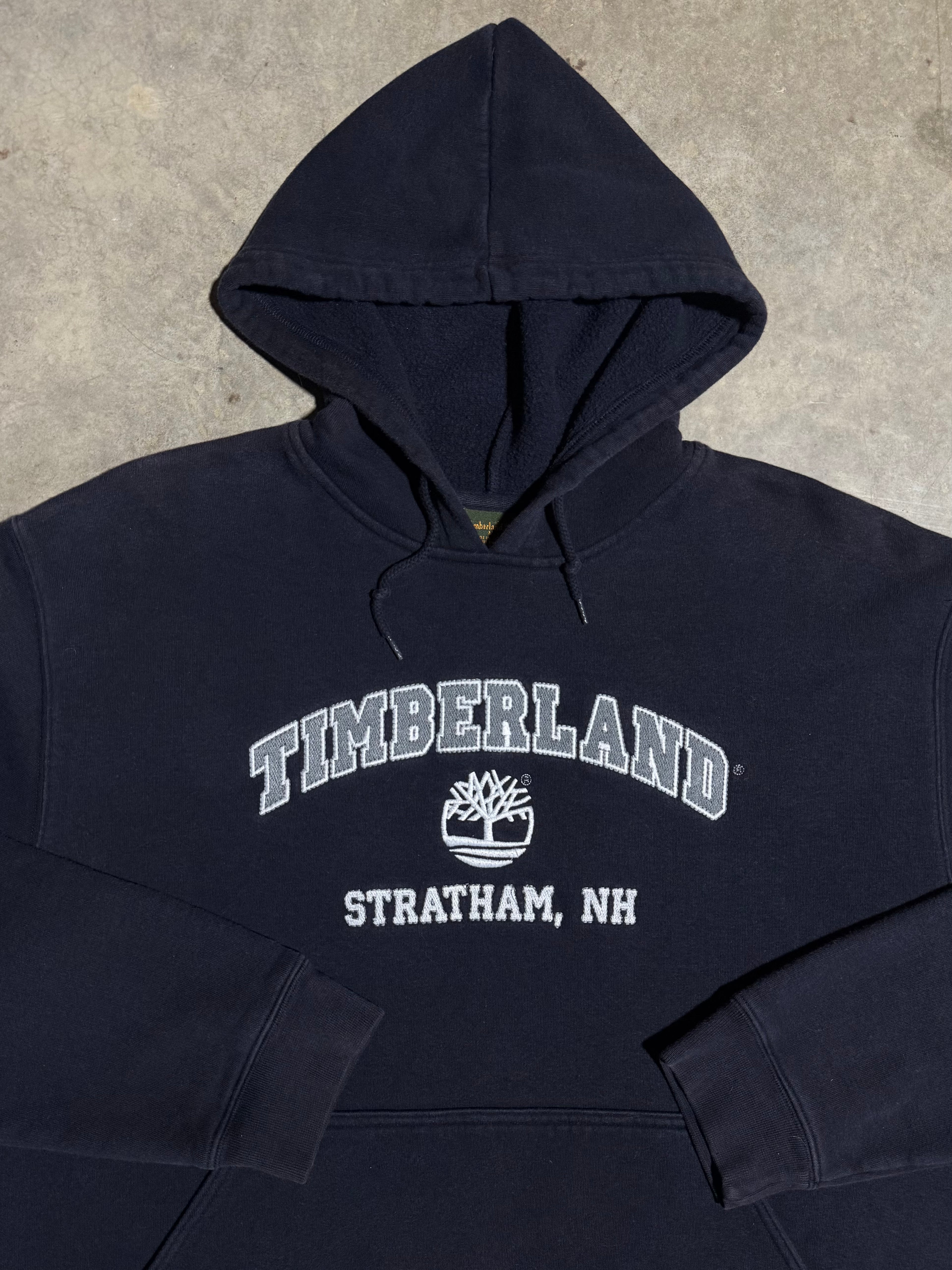 Vintage Timberland Embroidered Hoodie(M)