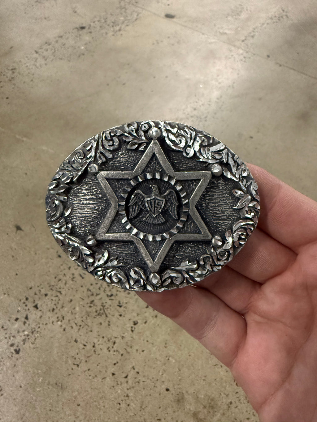 Vintage USA Eagle Belt Buckle