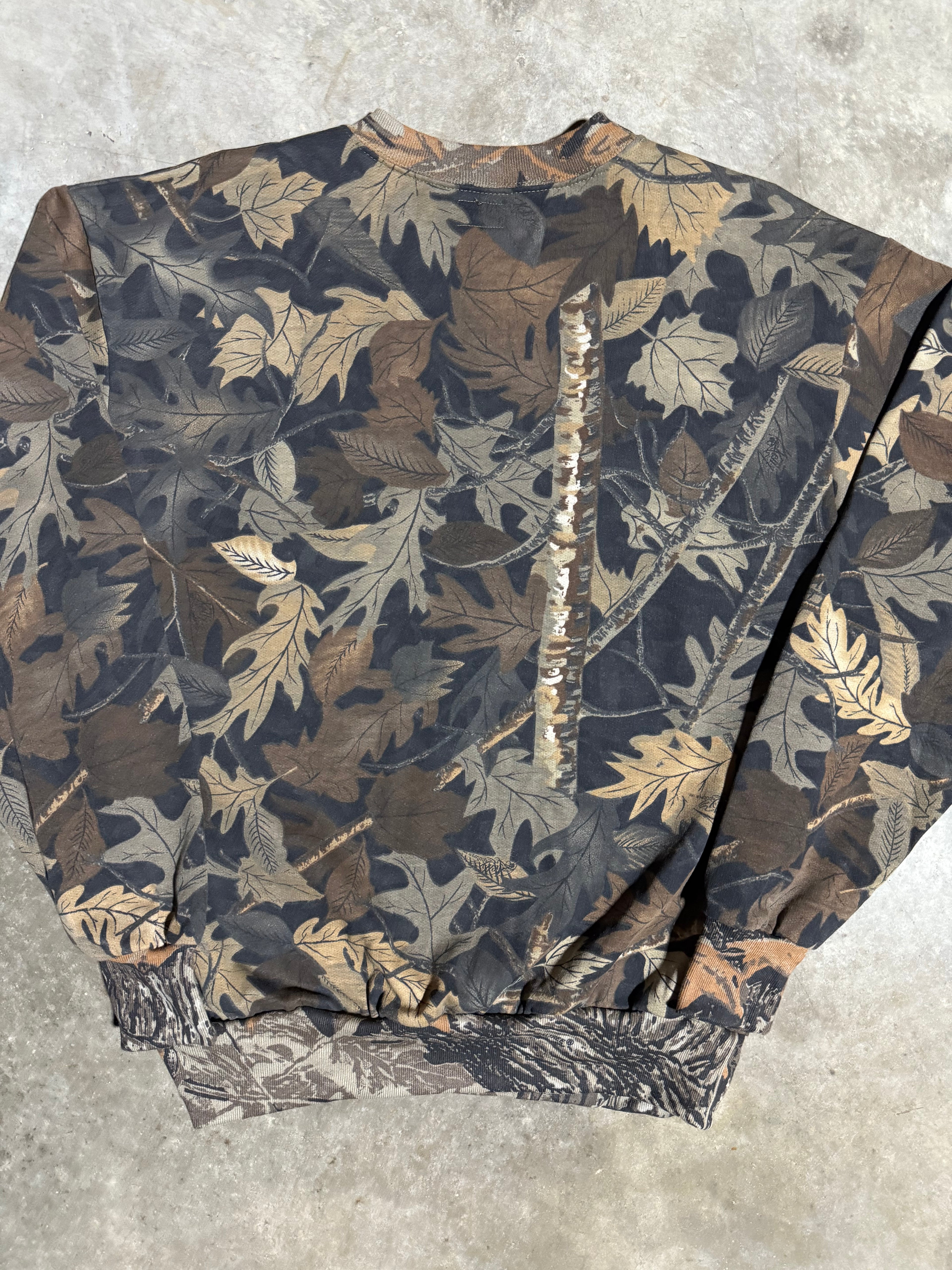 Vintage Ace Outdoors Camo Crewneck (XL)