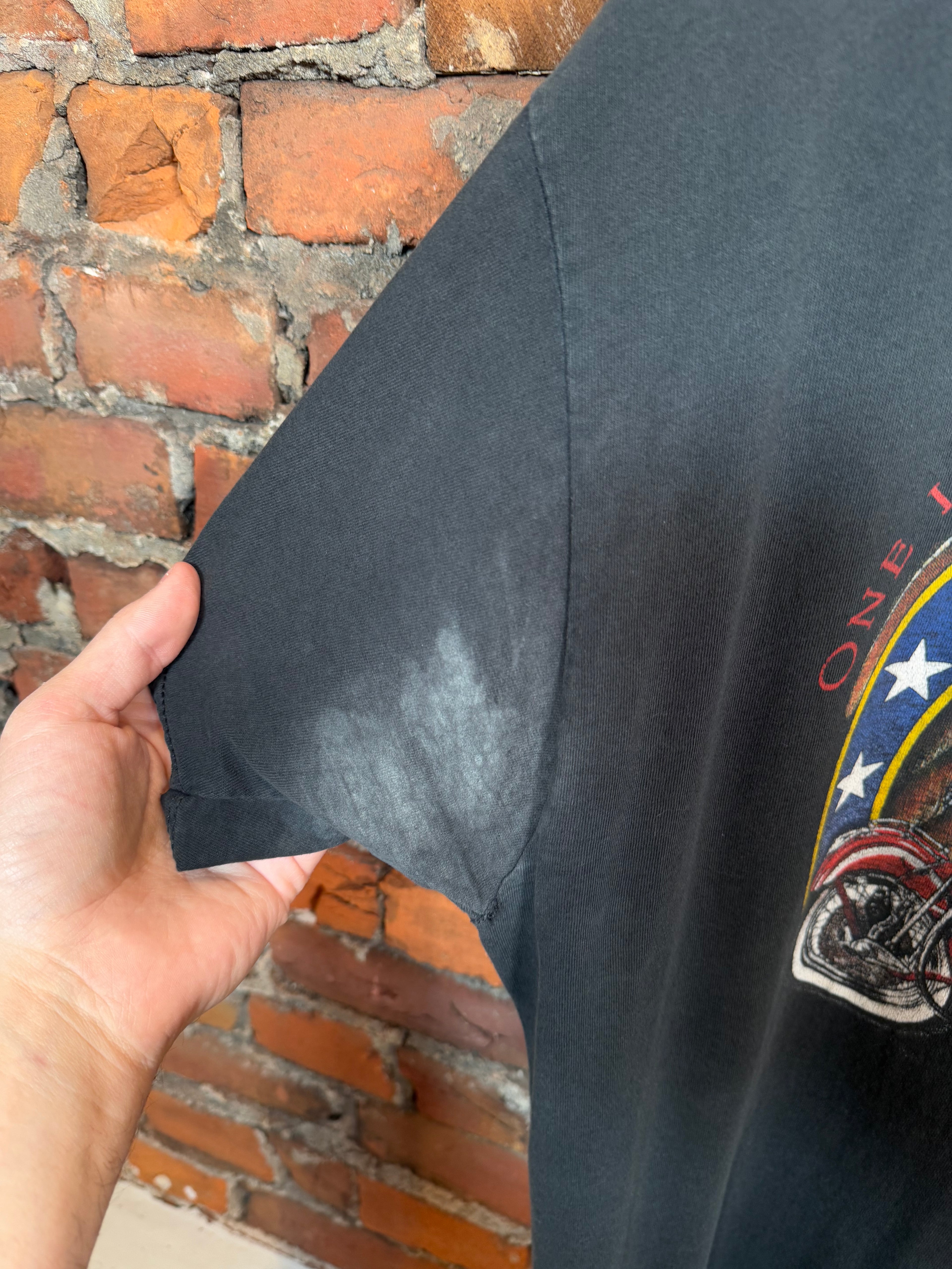 Vintage Distressed 2001 Bike Week Tee (XL)