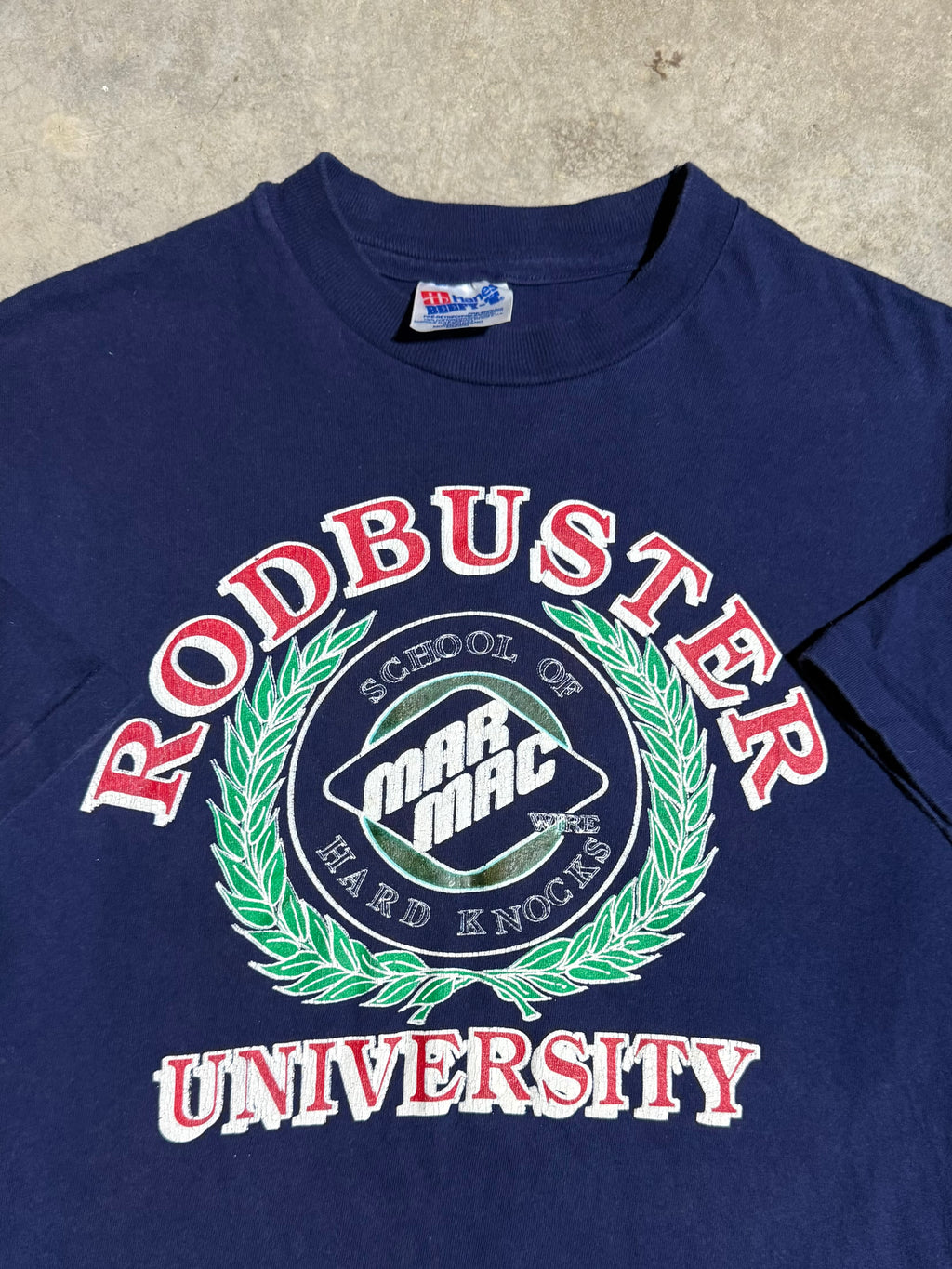Vintage 90s Mar Mac Rodbuster University T-Shirt (S)