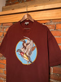 Vintage Maroon Ducks Heavyweight T-Shirt (XL)