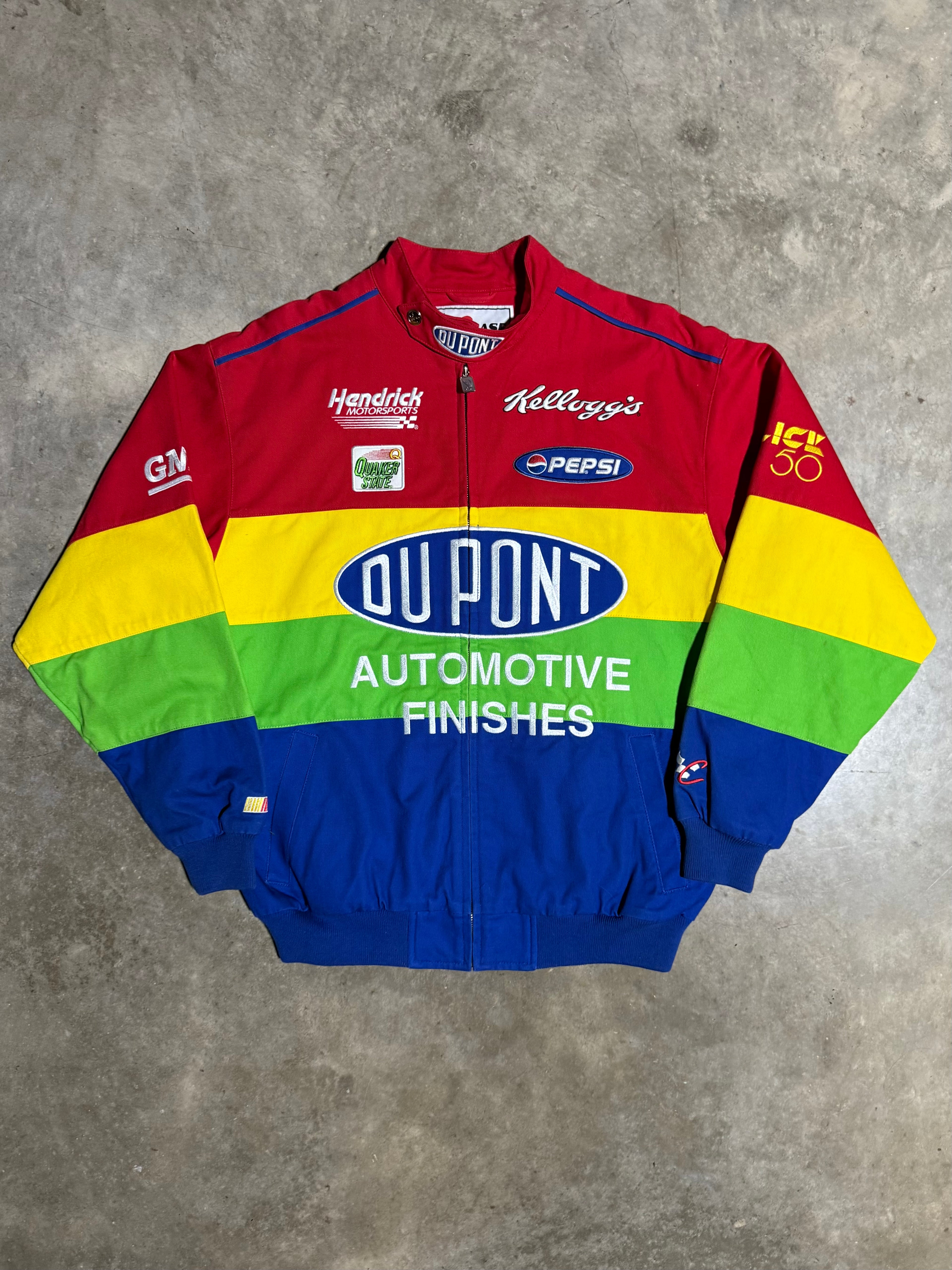 Vintage Jeff Gordon Nascar Rainbow Jacket (M)