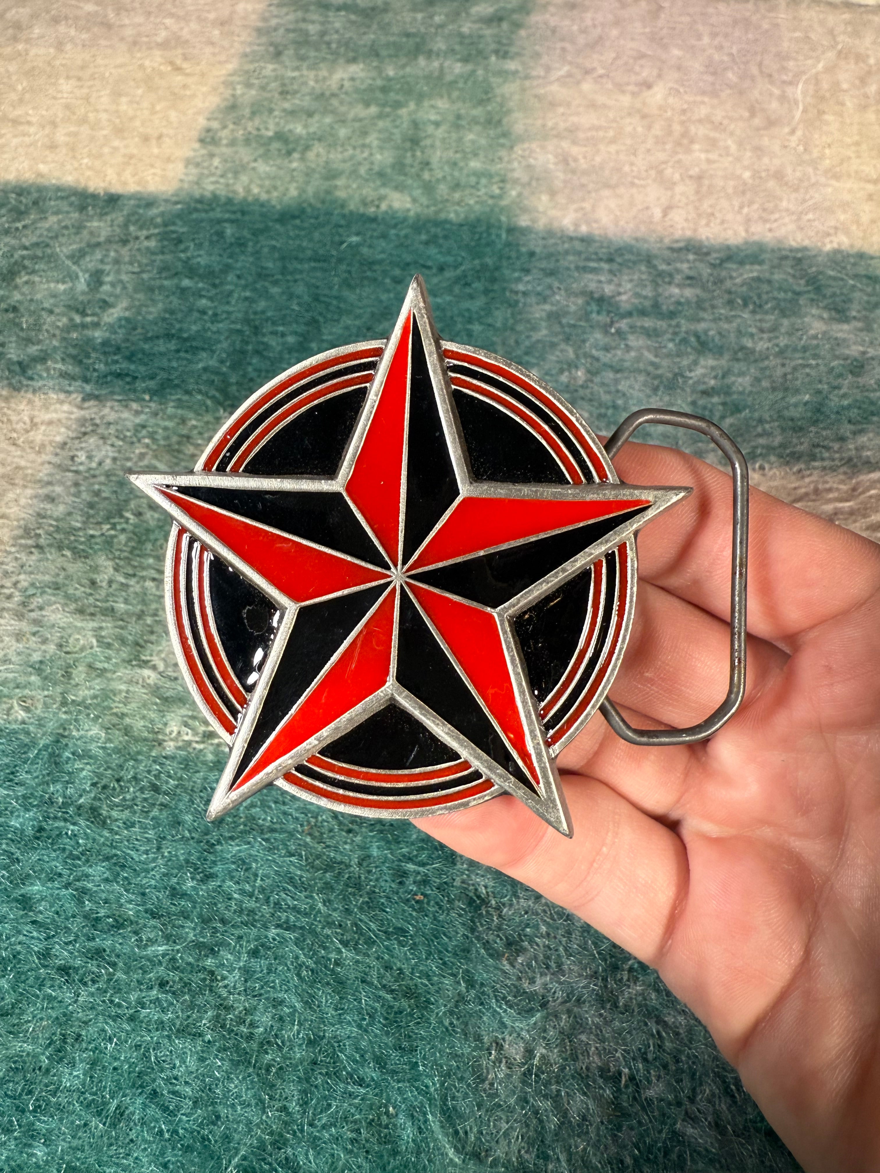 Vintage 2002 Star Belt Buckle