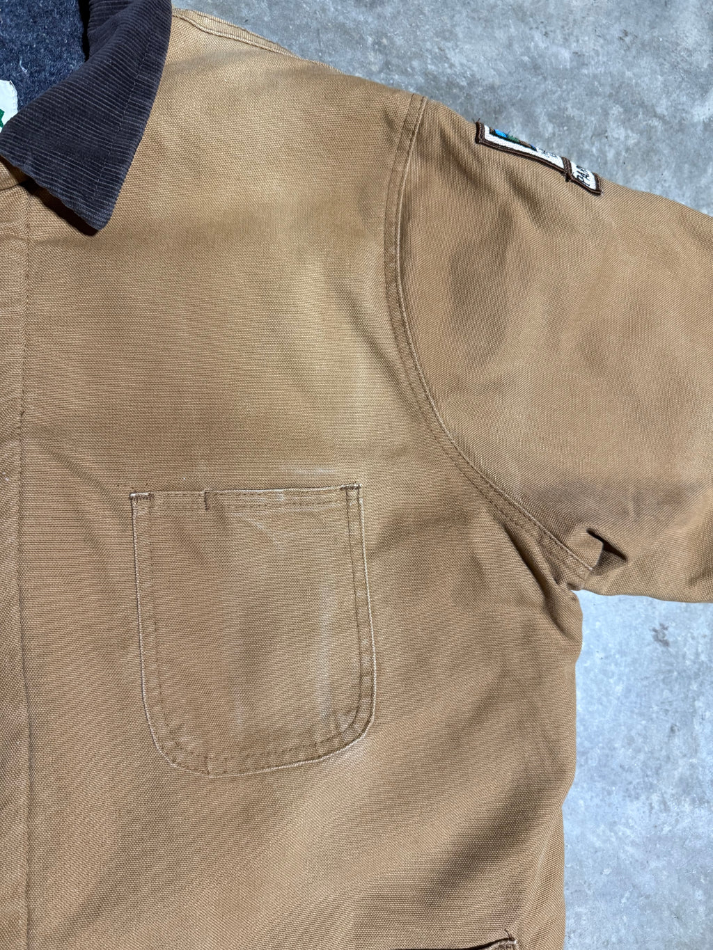 Vintage Indiana Department of Natural Resources Blanket Lined Chore Coat(XL)