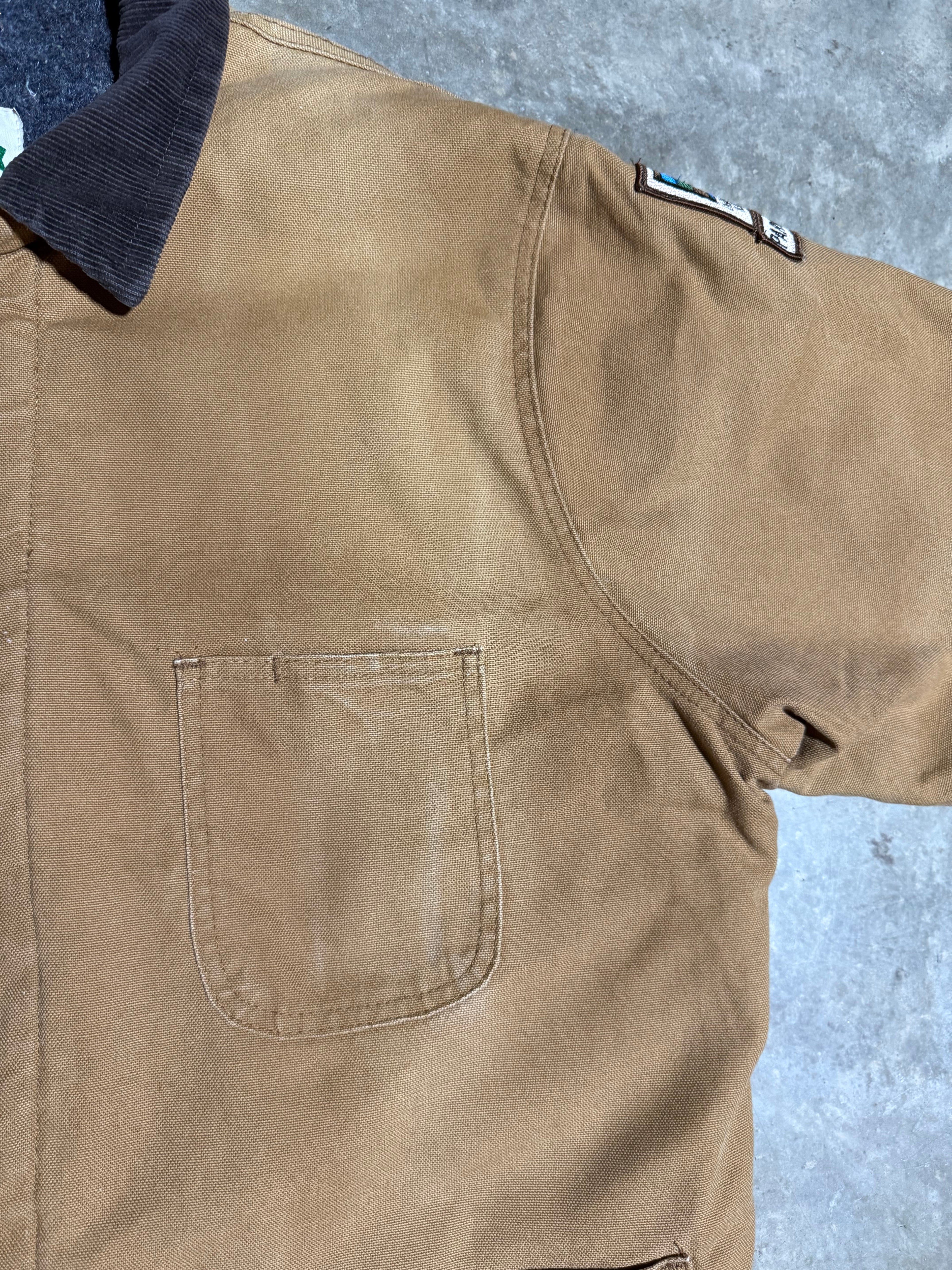 Vintage Indiana Department of Natural Resources Blanket Lined Chore Coat(XL)