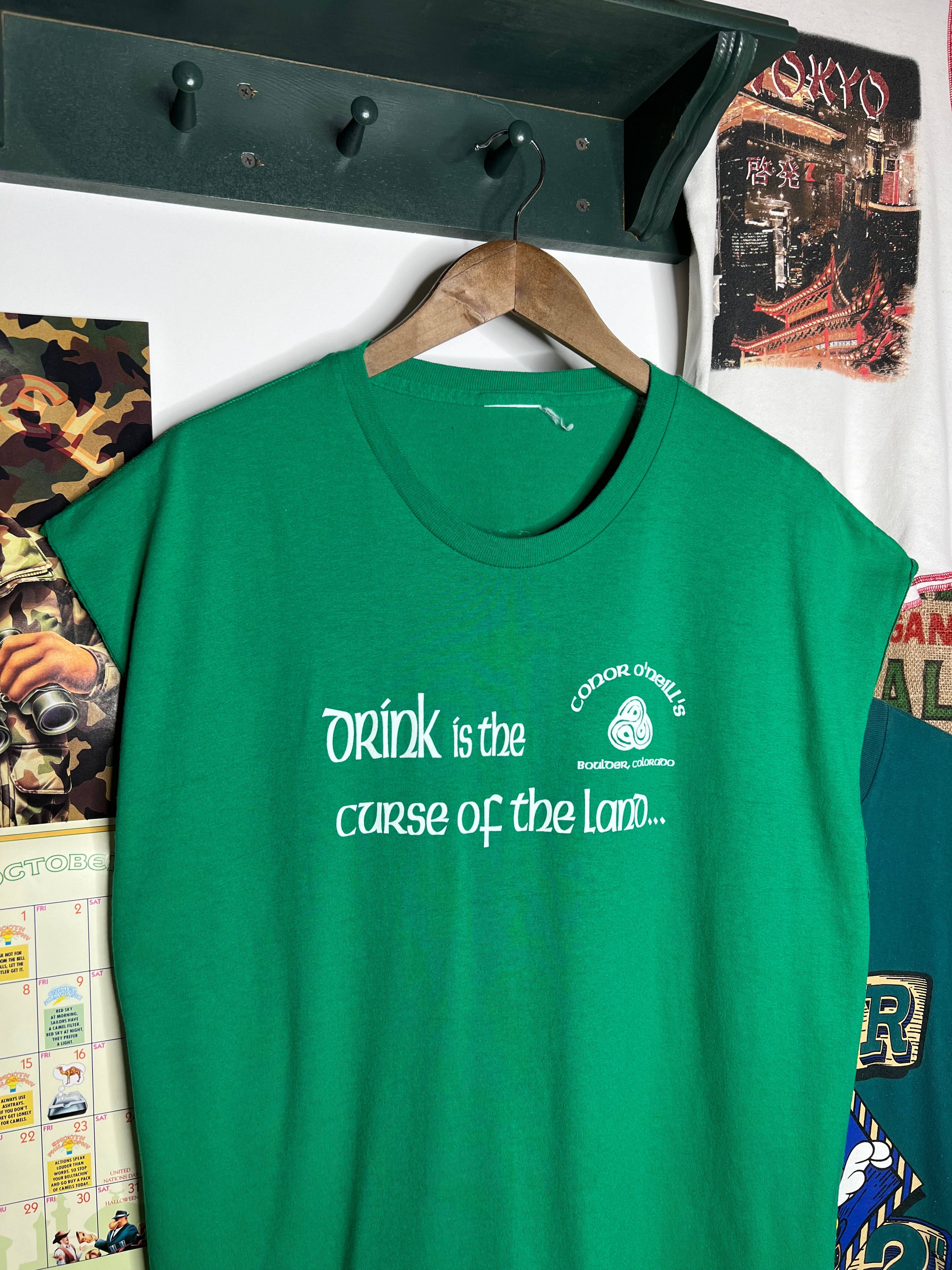 Vintage Conor Oneills Bar Cutoff Tee (XL)
