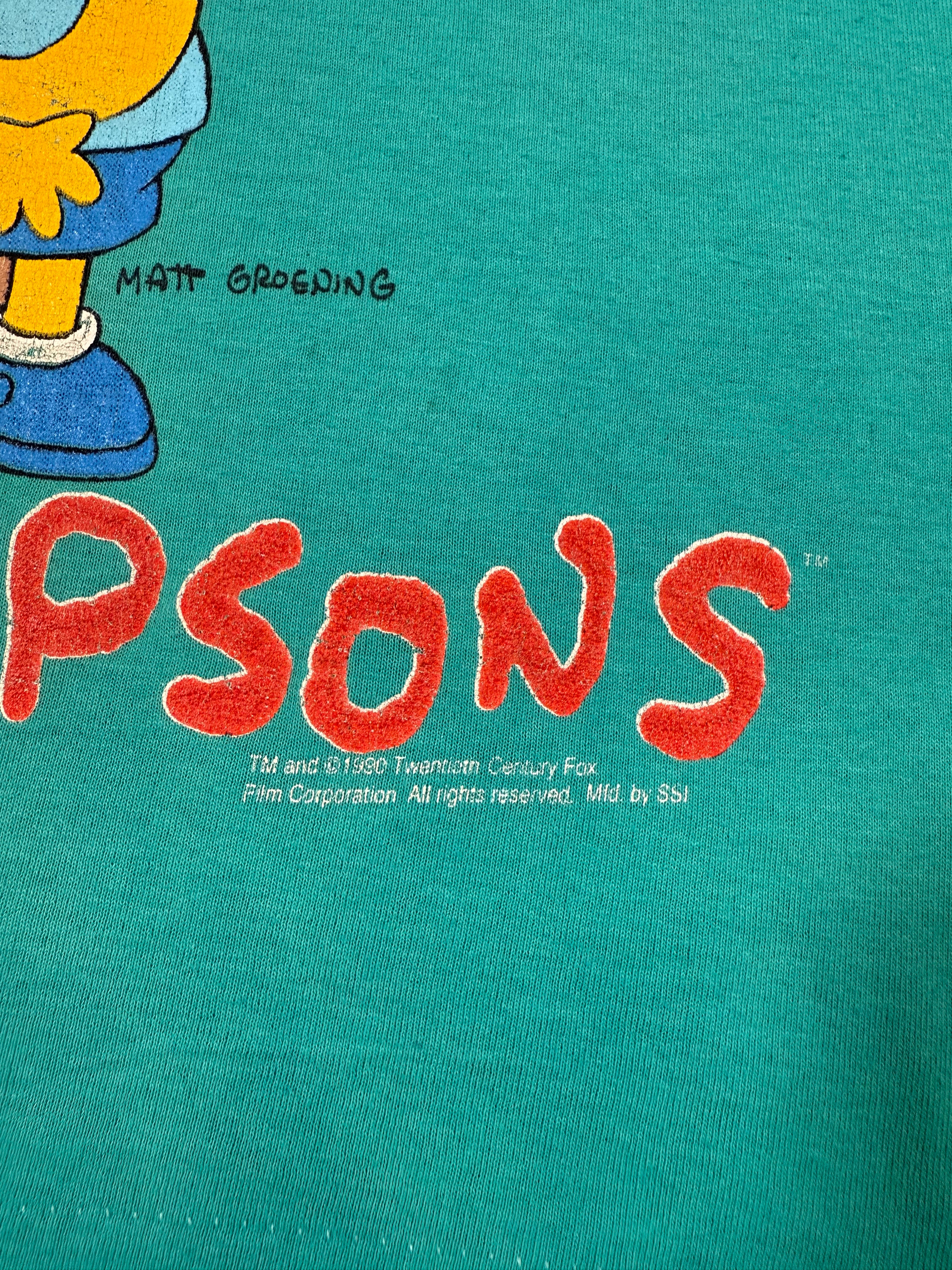 Vintage 1990 The Simpsons Tee (S)
