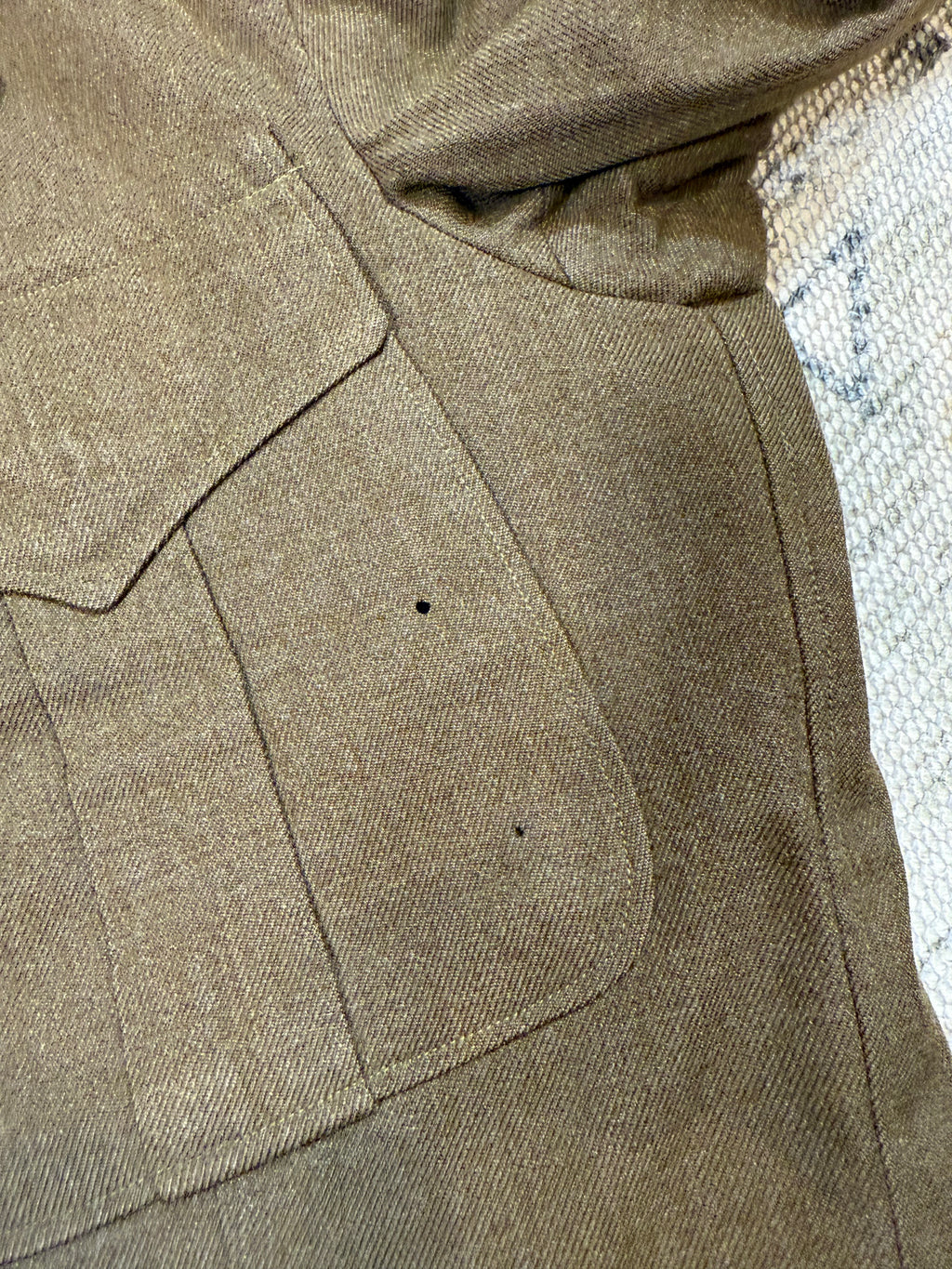 Vintage Wool Military Jacket (32R See Measurements)