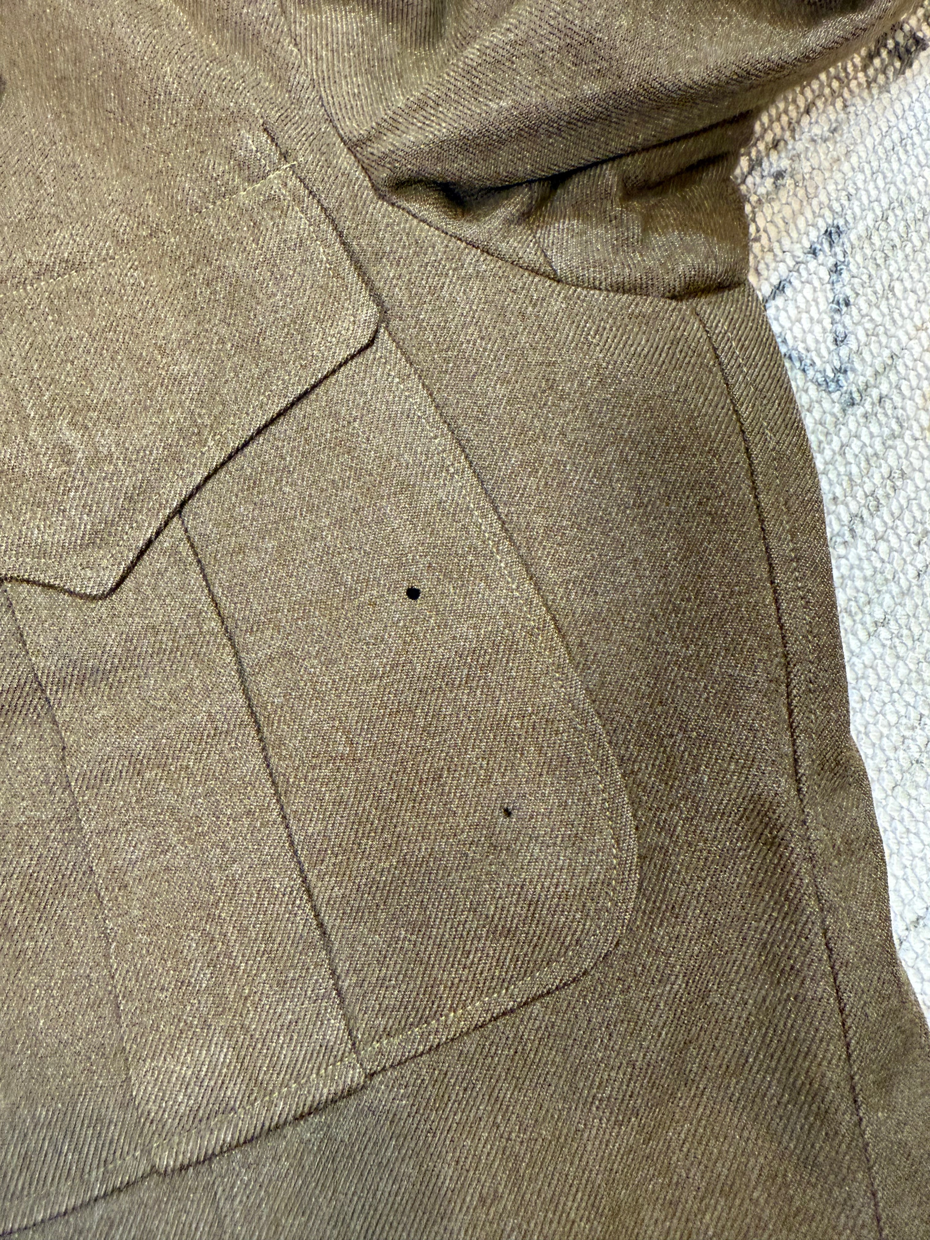 Vintage Wool Military Jacket (32R See Measurements)