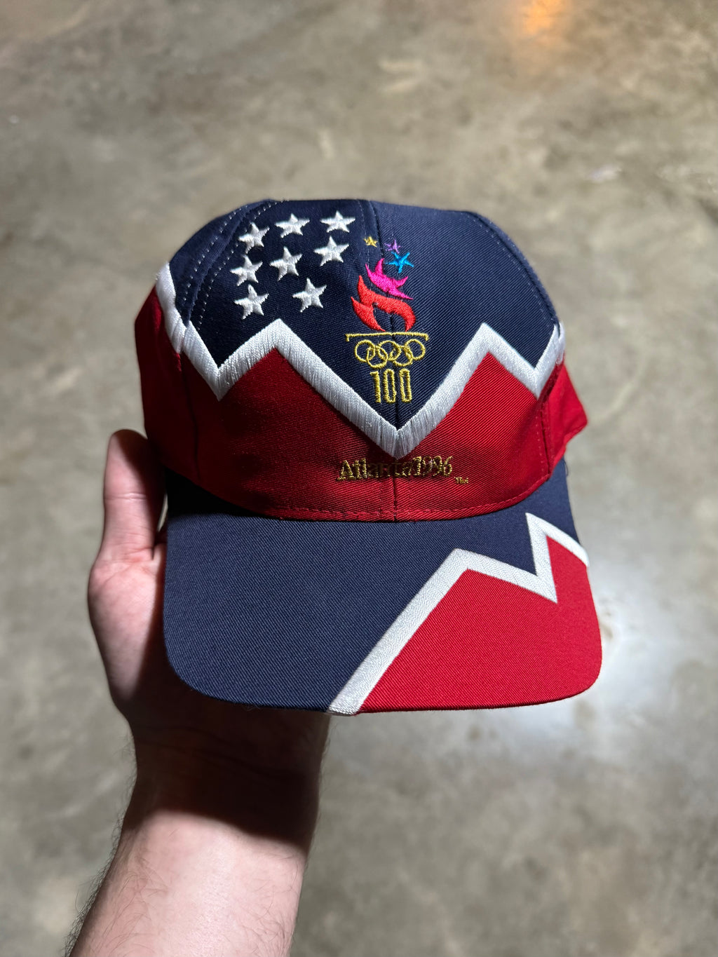 Vintage Atlanta 1996 Olympics Strapback Hat