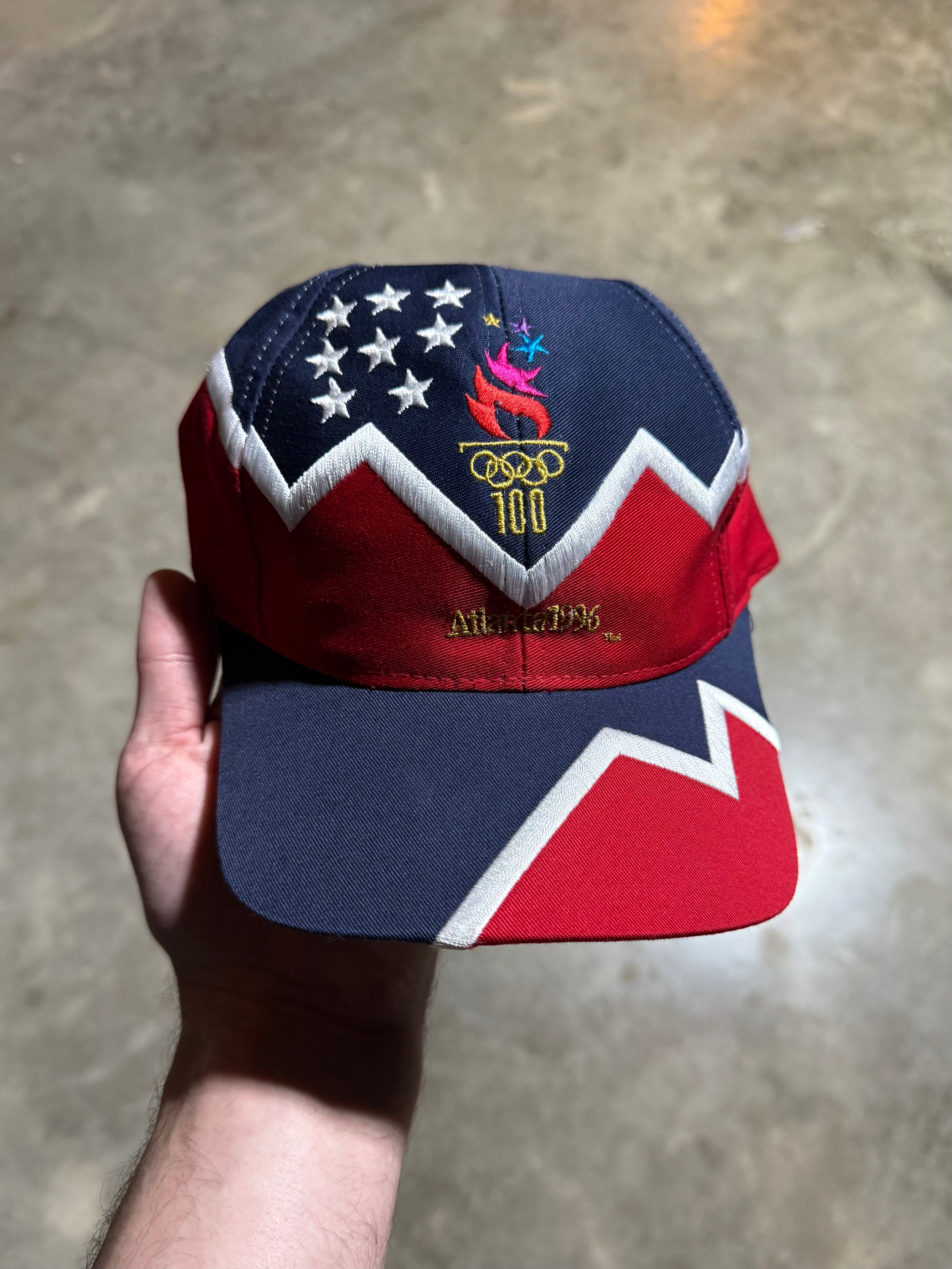 Vintage Atlanta 1996 Olympics Strapback Hat