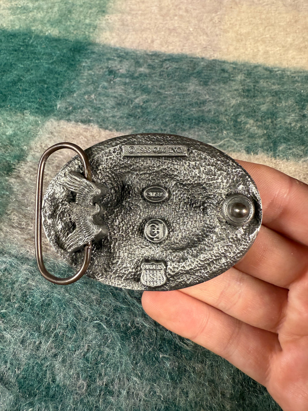 Vintage Bulldog Belt Buckle