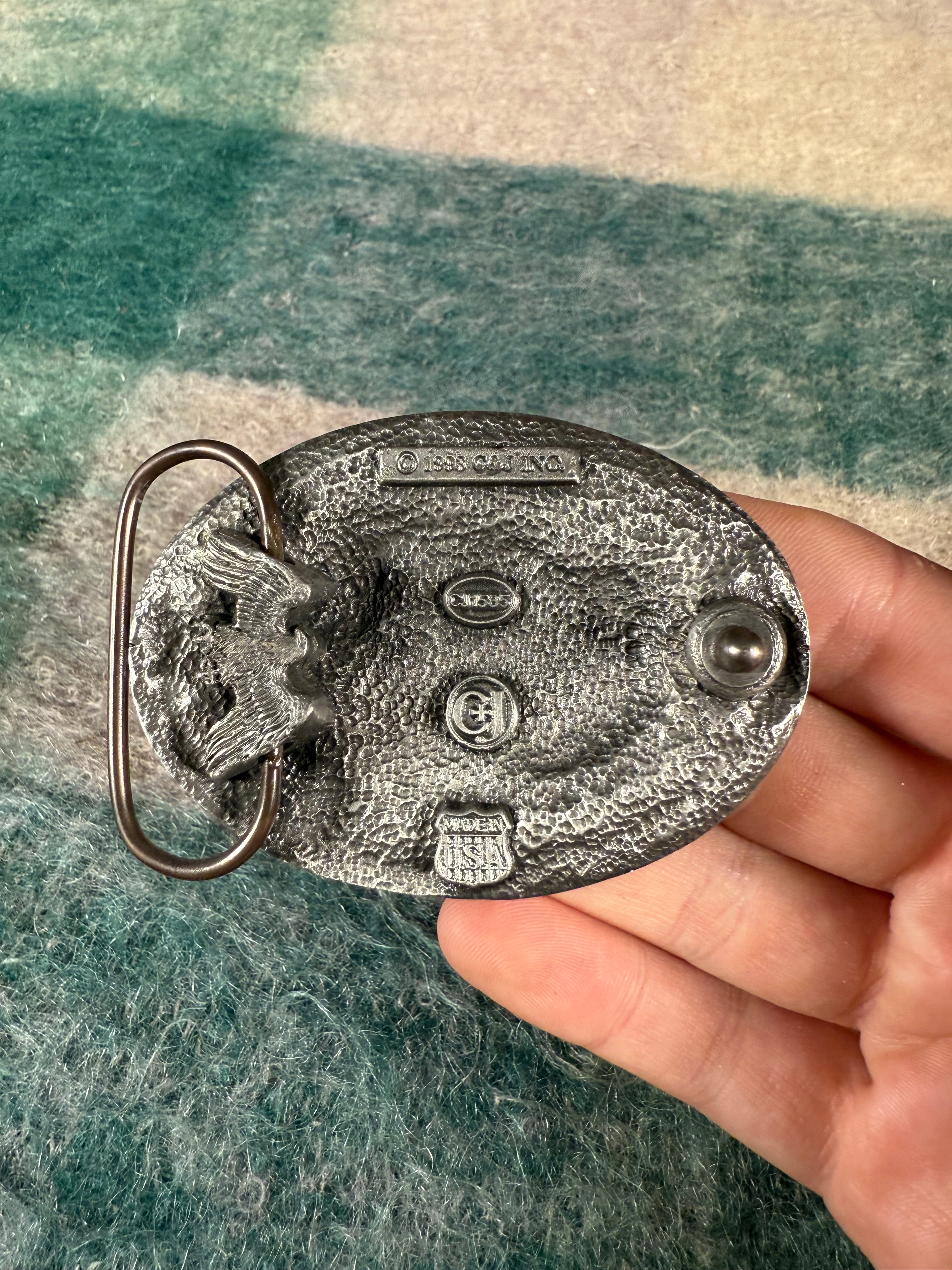 Vintage Bulldog Belt Buckle